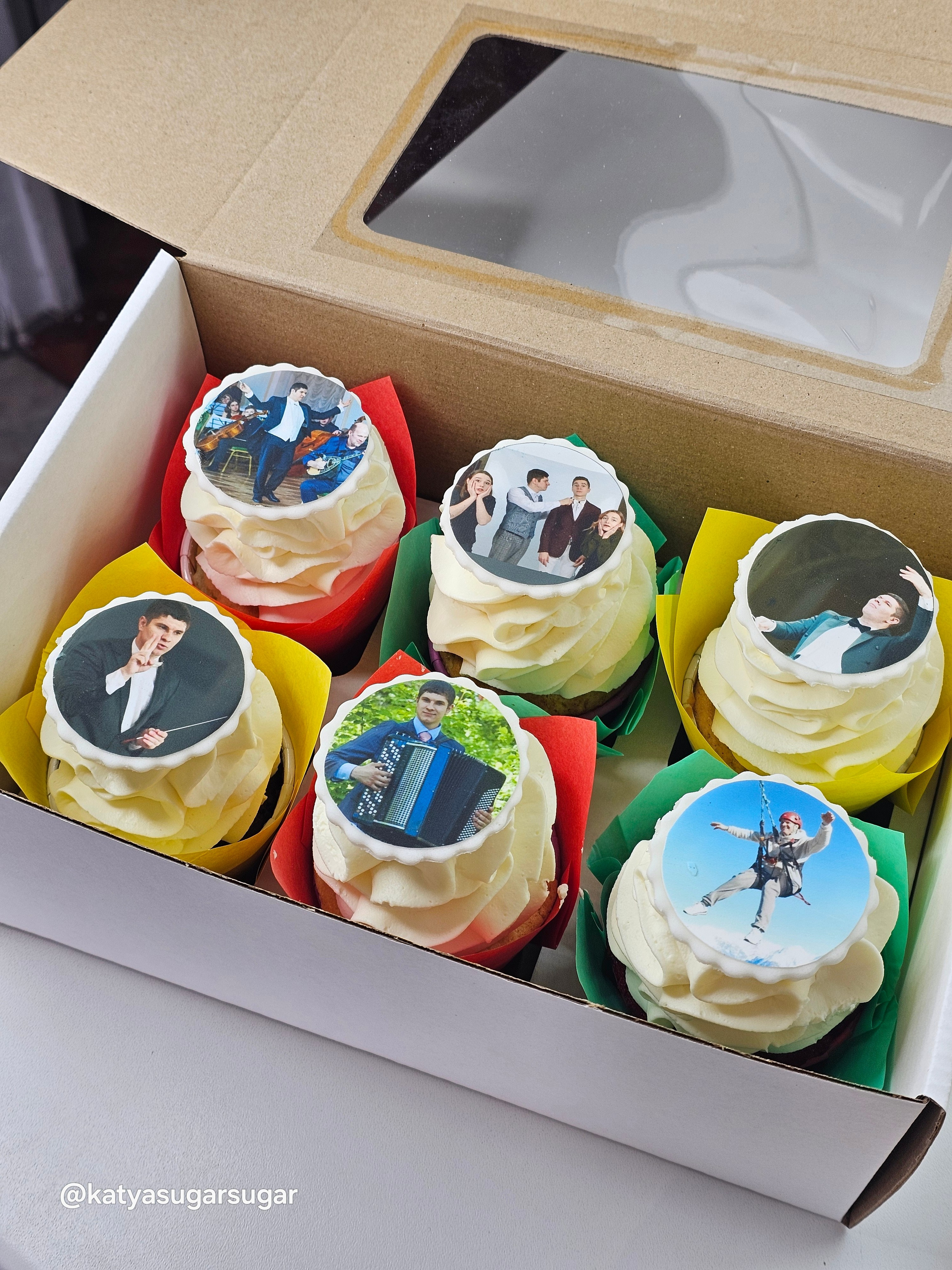 Капкейки с фото. Katyasugarsugar капкейки, зефир, торты Москва