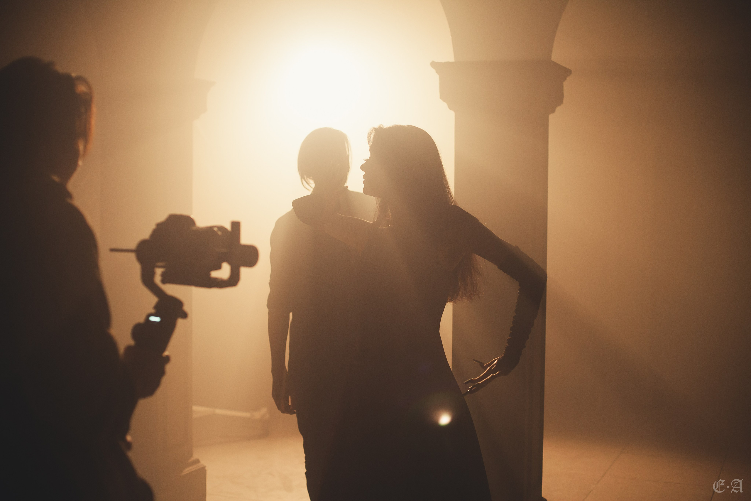 Съемки клипа «Клок тумана». Фотограф Ellairen