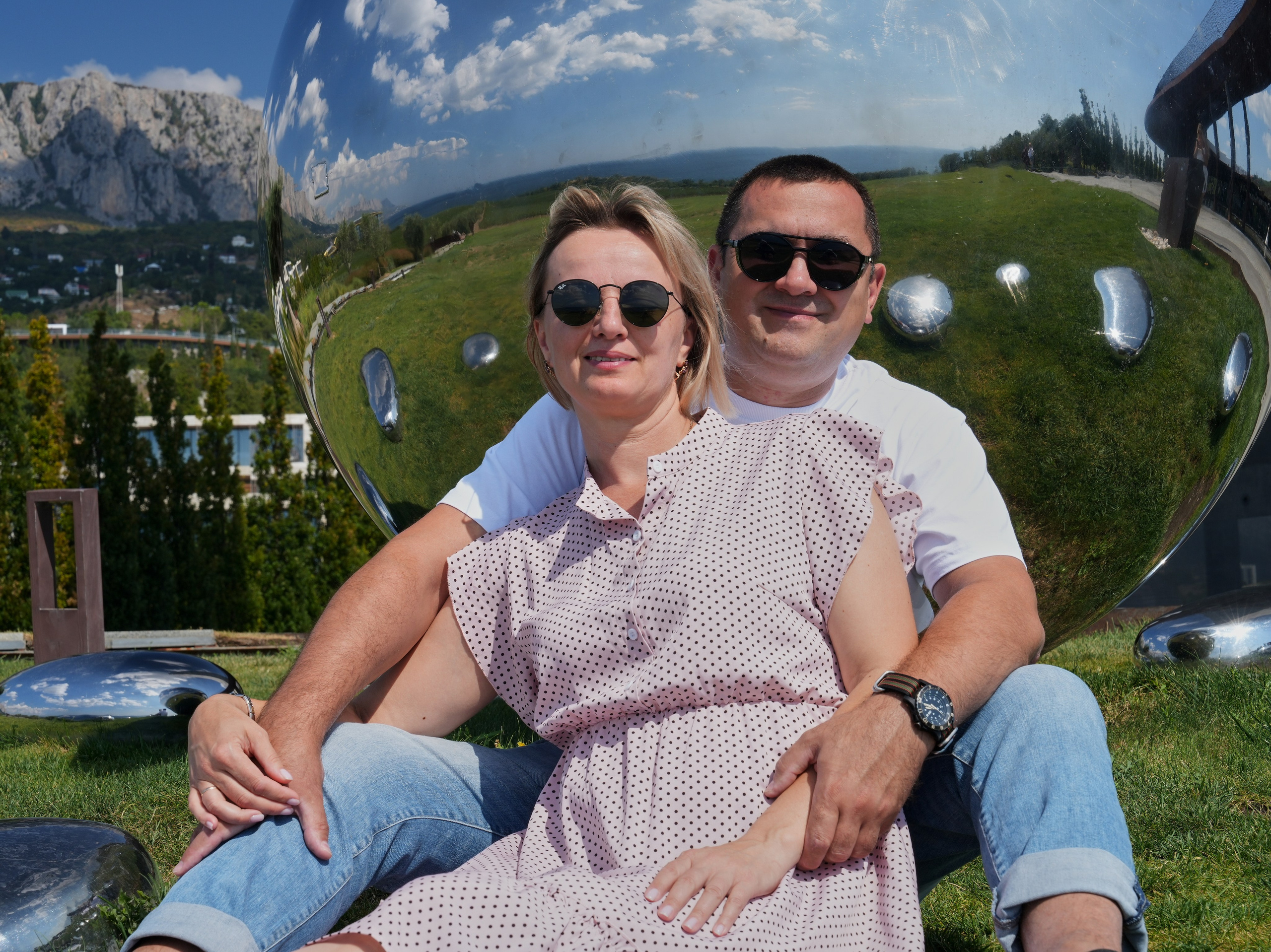 Семейная прогулка 4 человека. Свадебный фотограф Виктория Роса