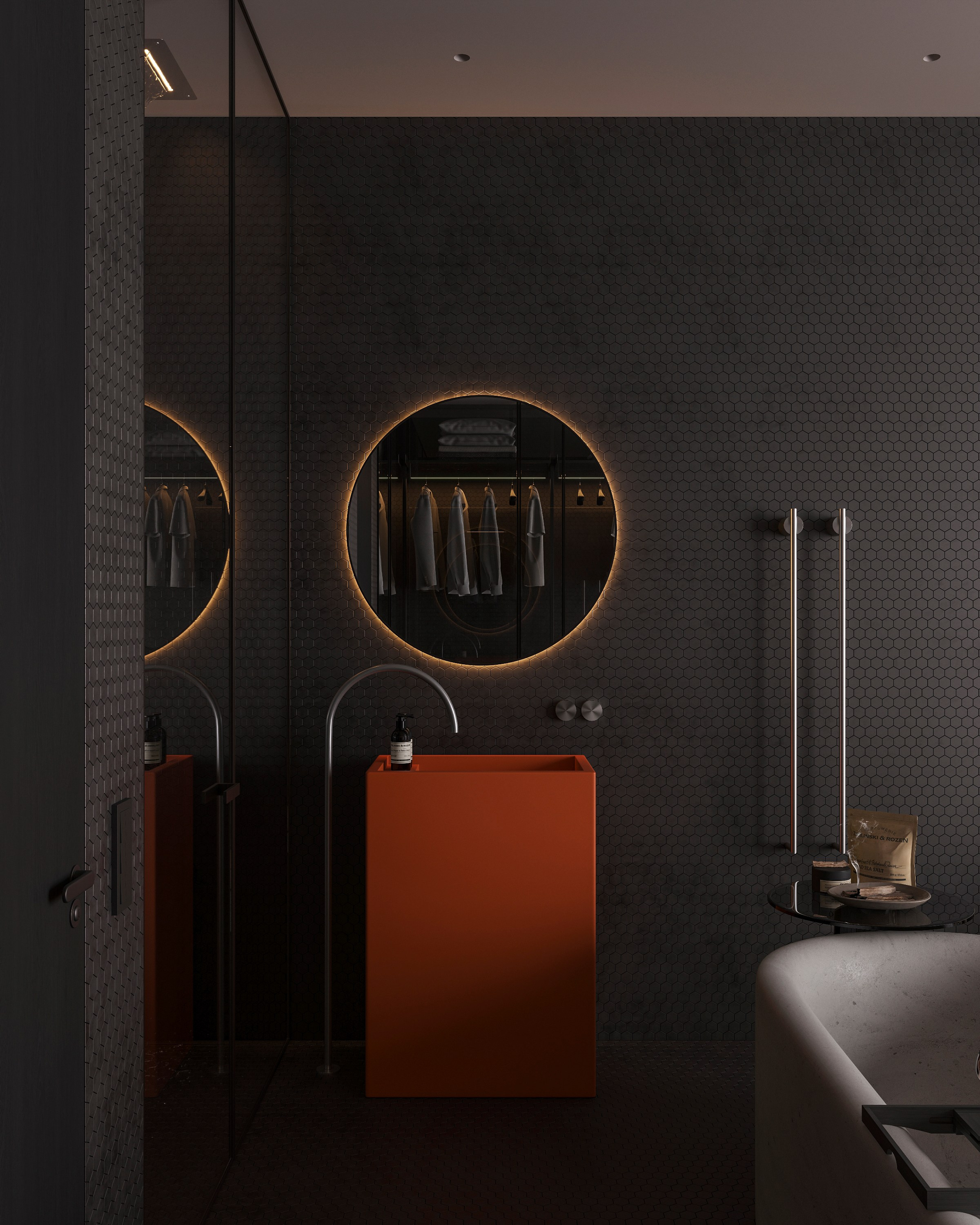 LUXURIOUS SIMPLICITY | BLACK CONCEPT. Interior Visualization by Valerie Stetyukevich
