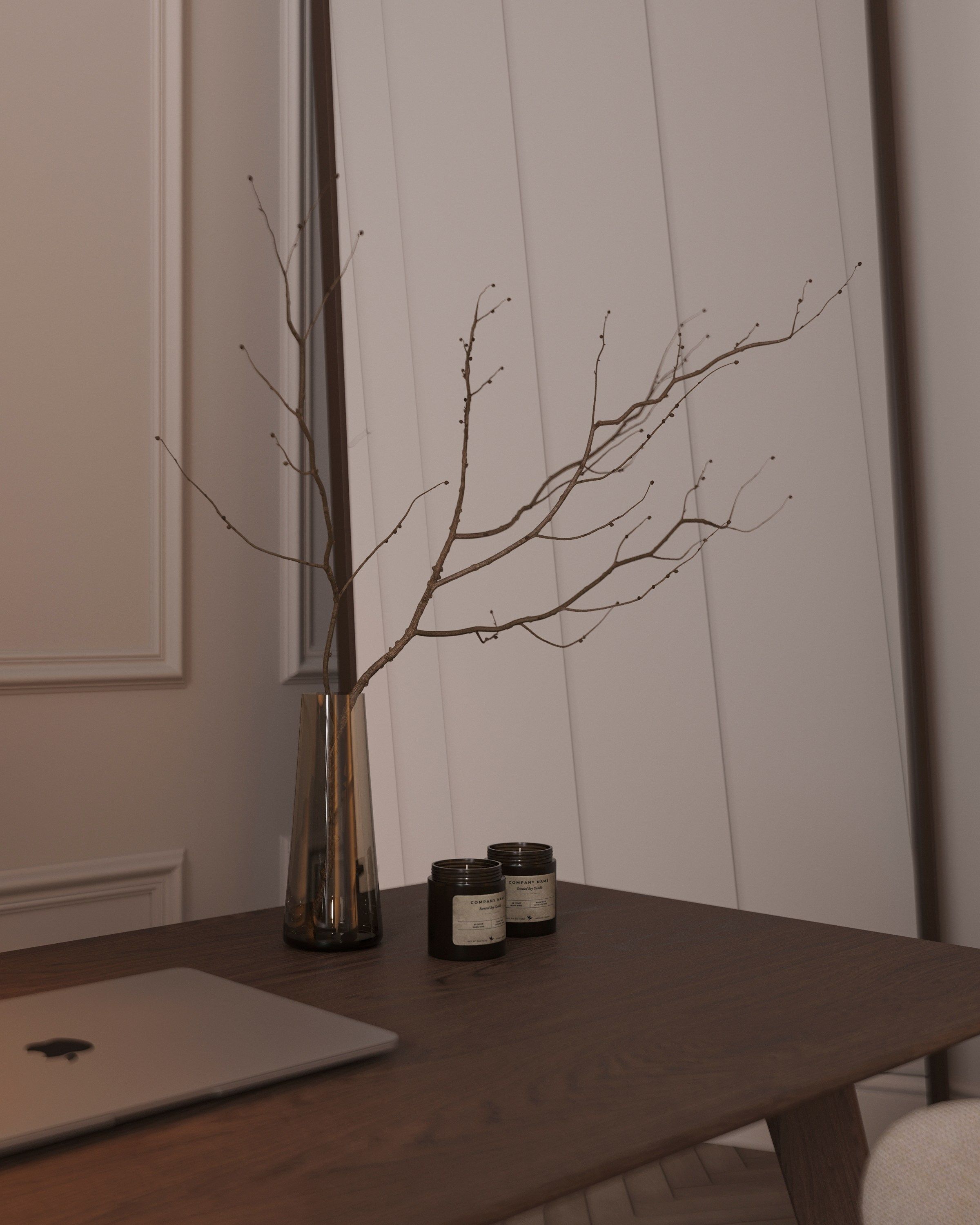 CHRISTMAS CHARM | DESIGNER ANNE KIREEVA. Interior Visualization by Valerie Stetyukevich