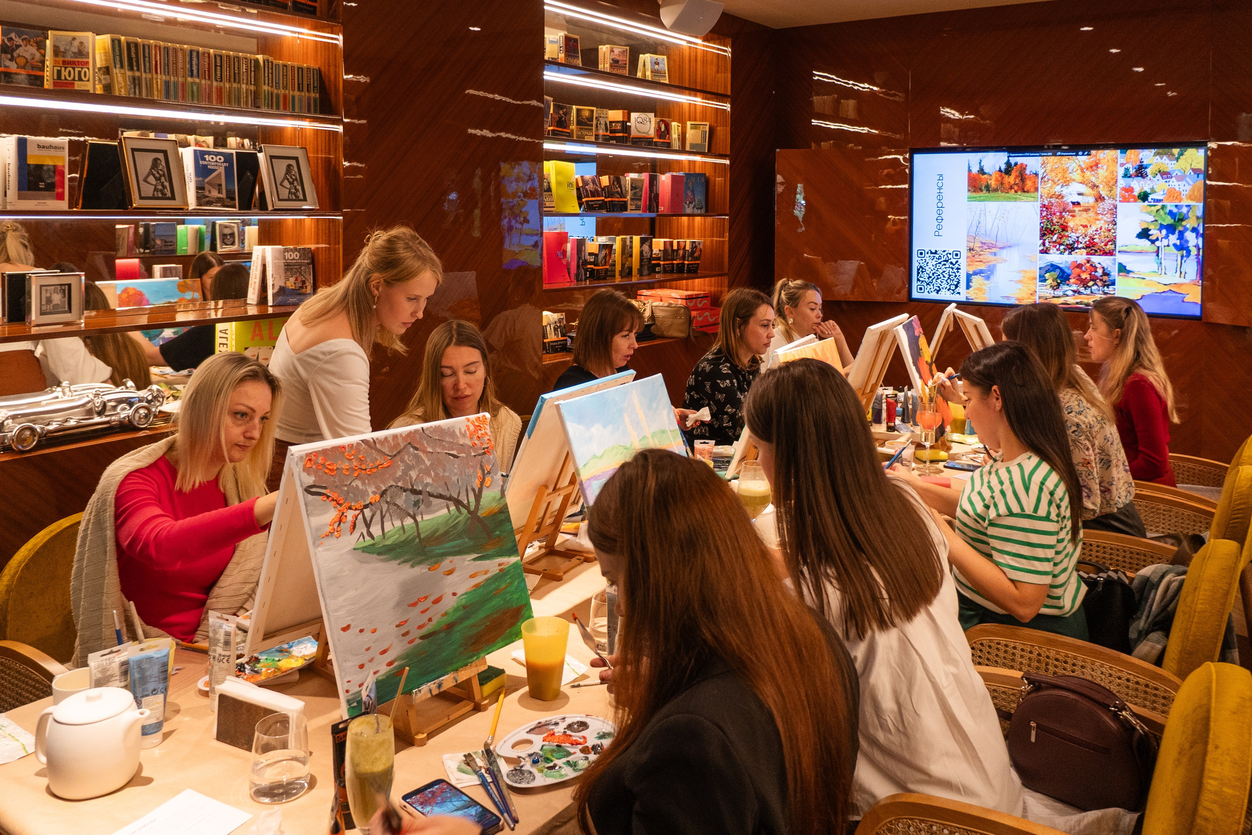 Корпоратив Teach Me Art 3. Портретный фотограф в Москве и Санкт-Петербурге Арина Чех