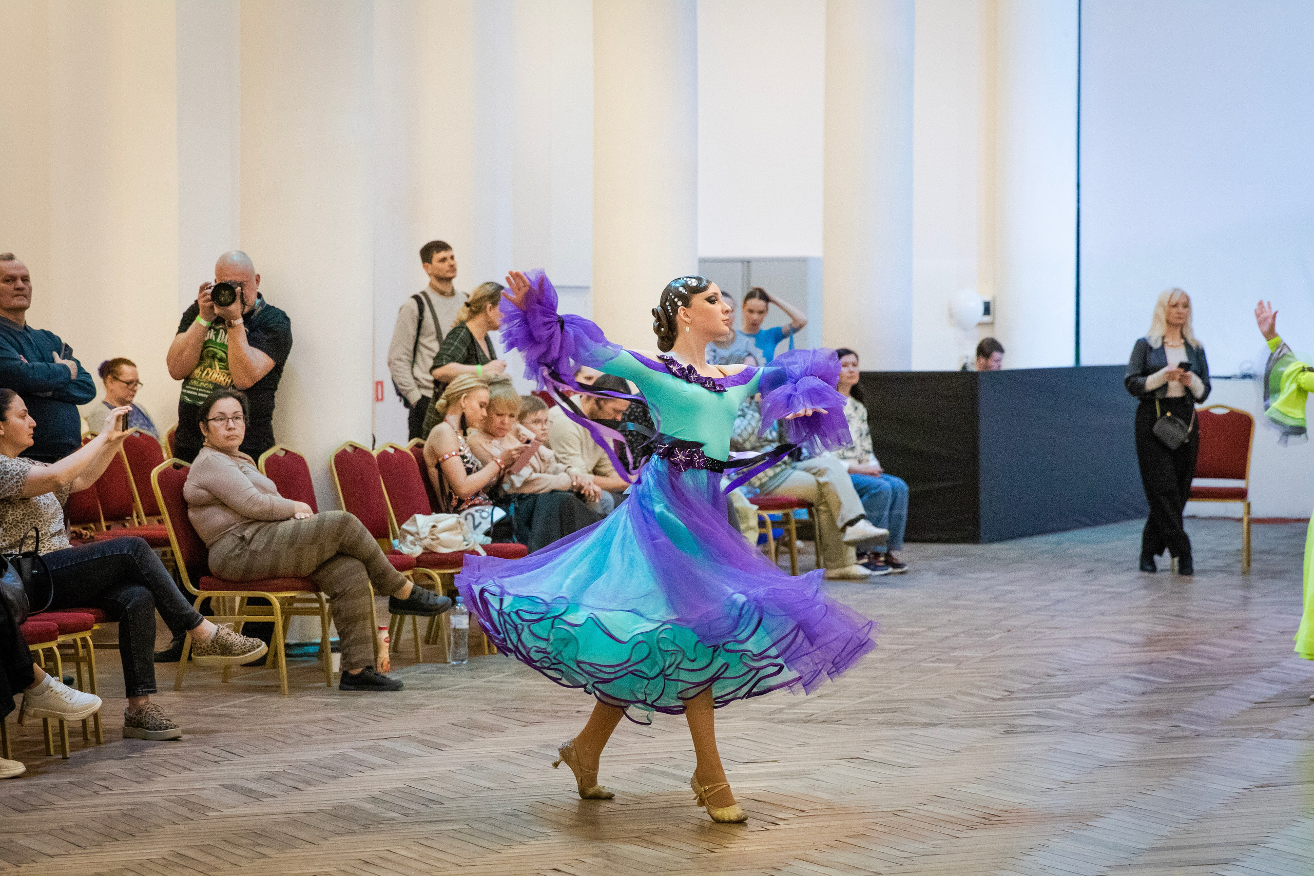 Бальные танцы, соревнования. Фотограф Анна Невская