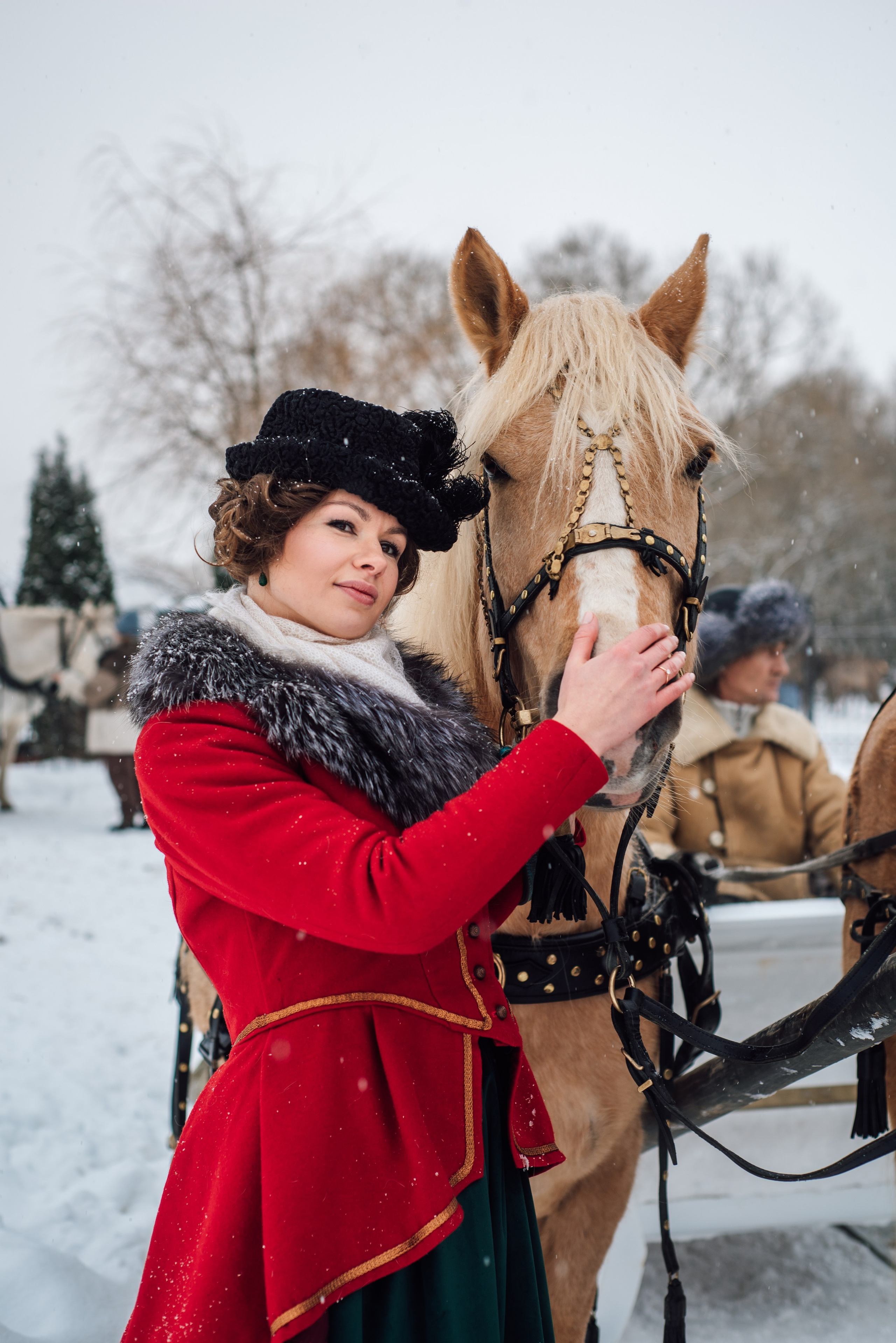 Зимняя парфорсная охота. Фотограф Диана Вальтер