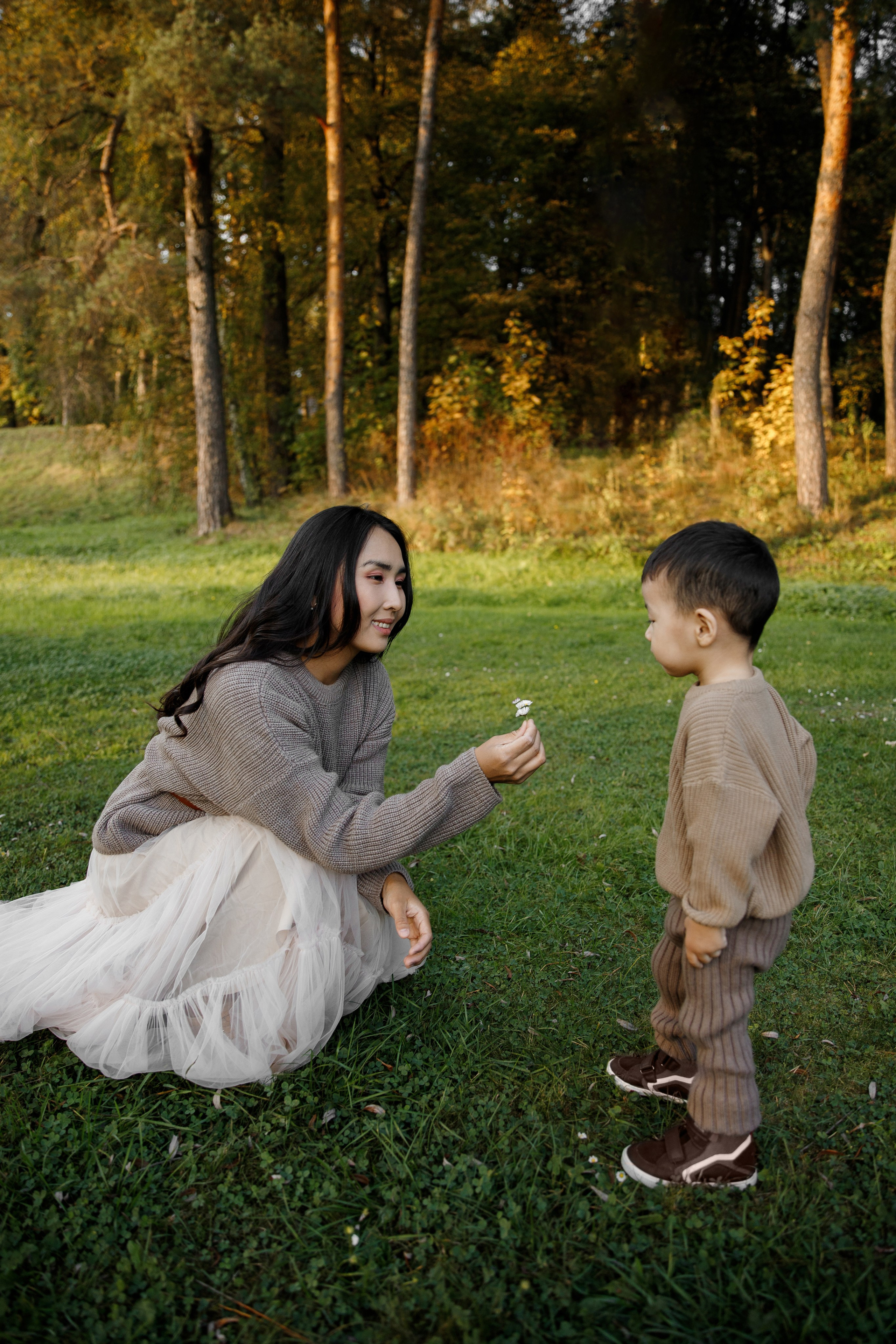 Осенняя семейная фотосессия в усадьбе Валуево. Фотограф Александра Сыщенко
