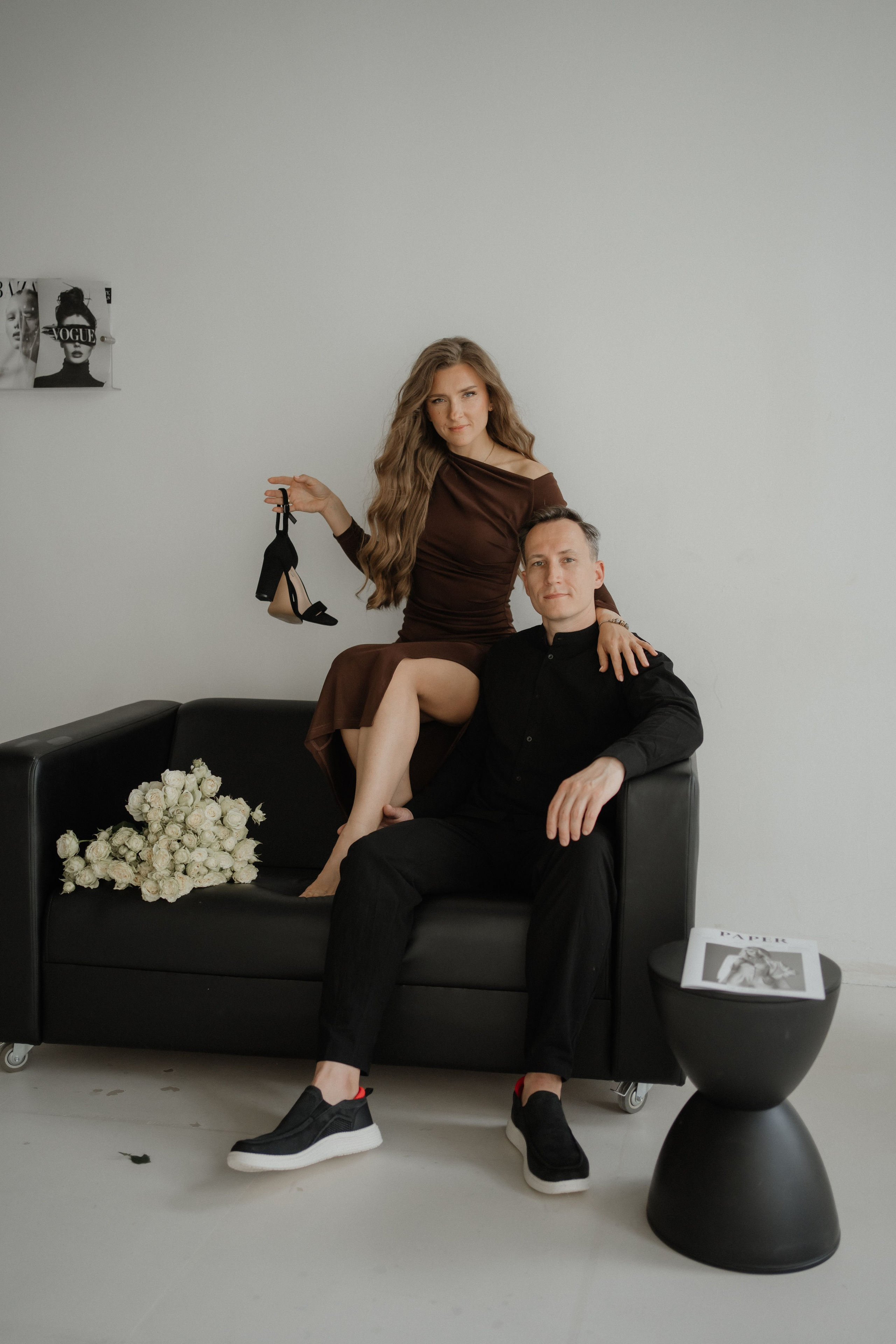 Парная фотосессия в фотостудии | Студийная съёмка пары | Архангельск. Свадебный и портретный фотограф в Архангельске Елизавета Стрекаловская