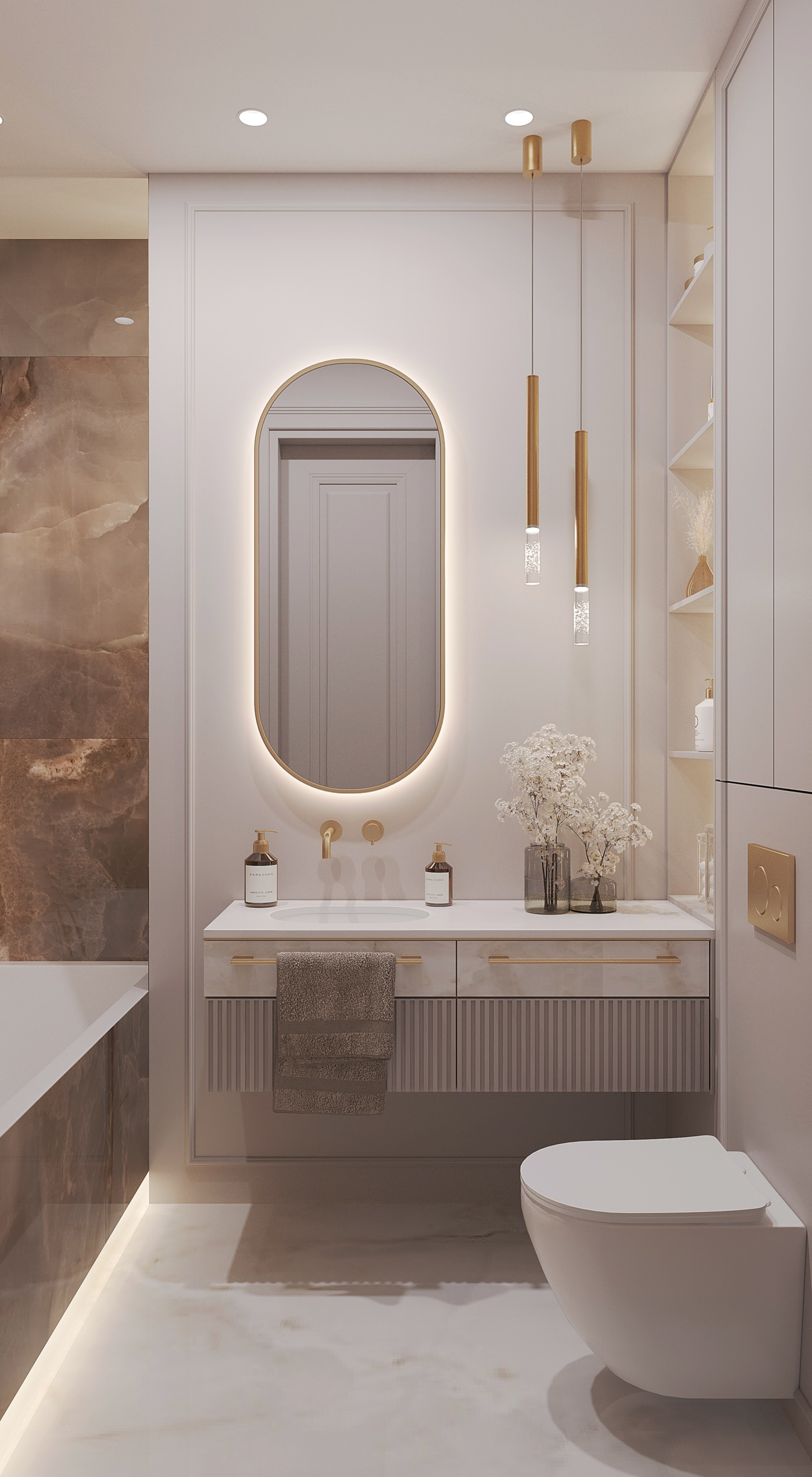 Проект ЖК City Bay Москва. Студия дизайна интерьера Лактионовой Елены