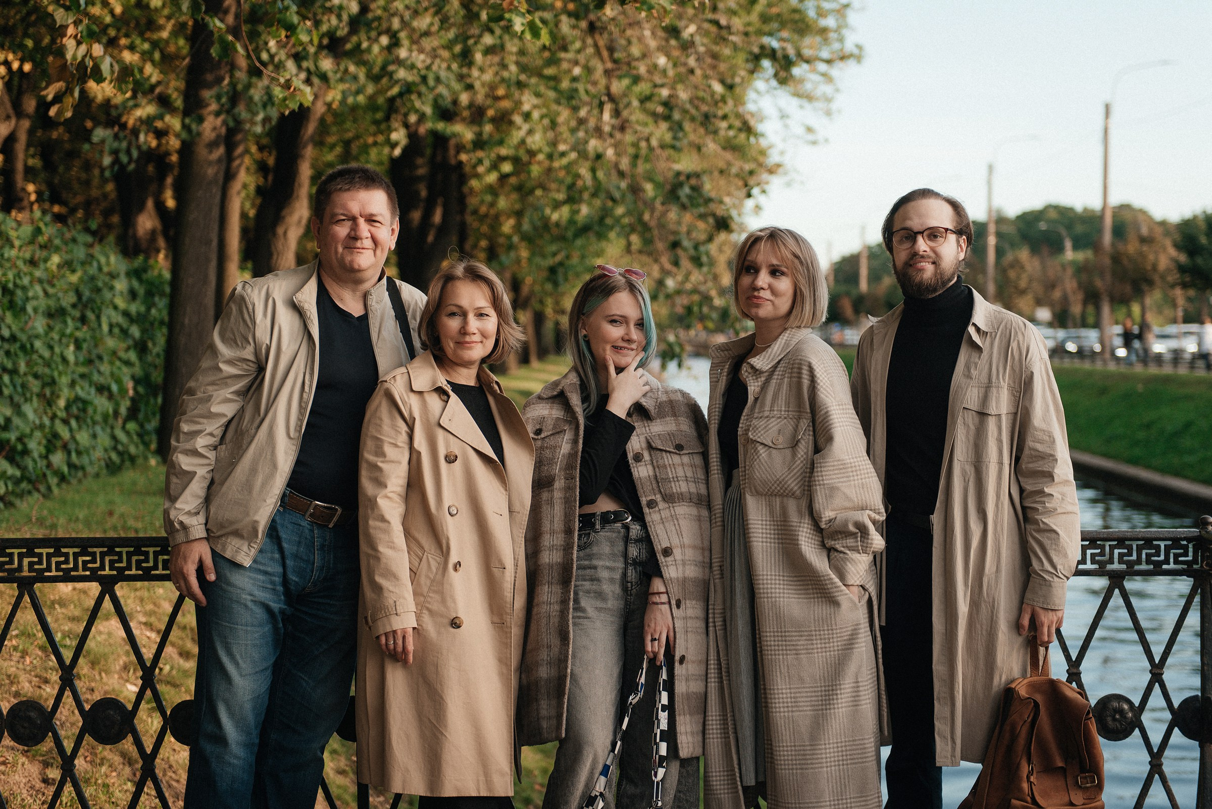 семейная фотосессия на улице