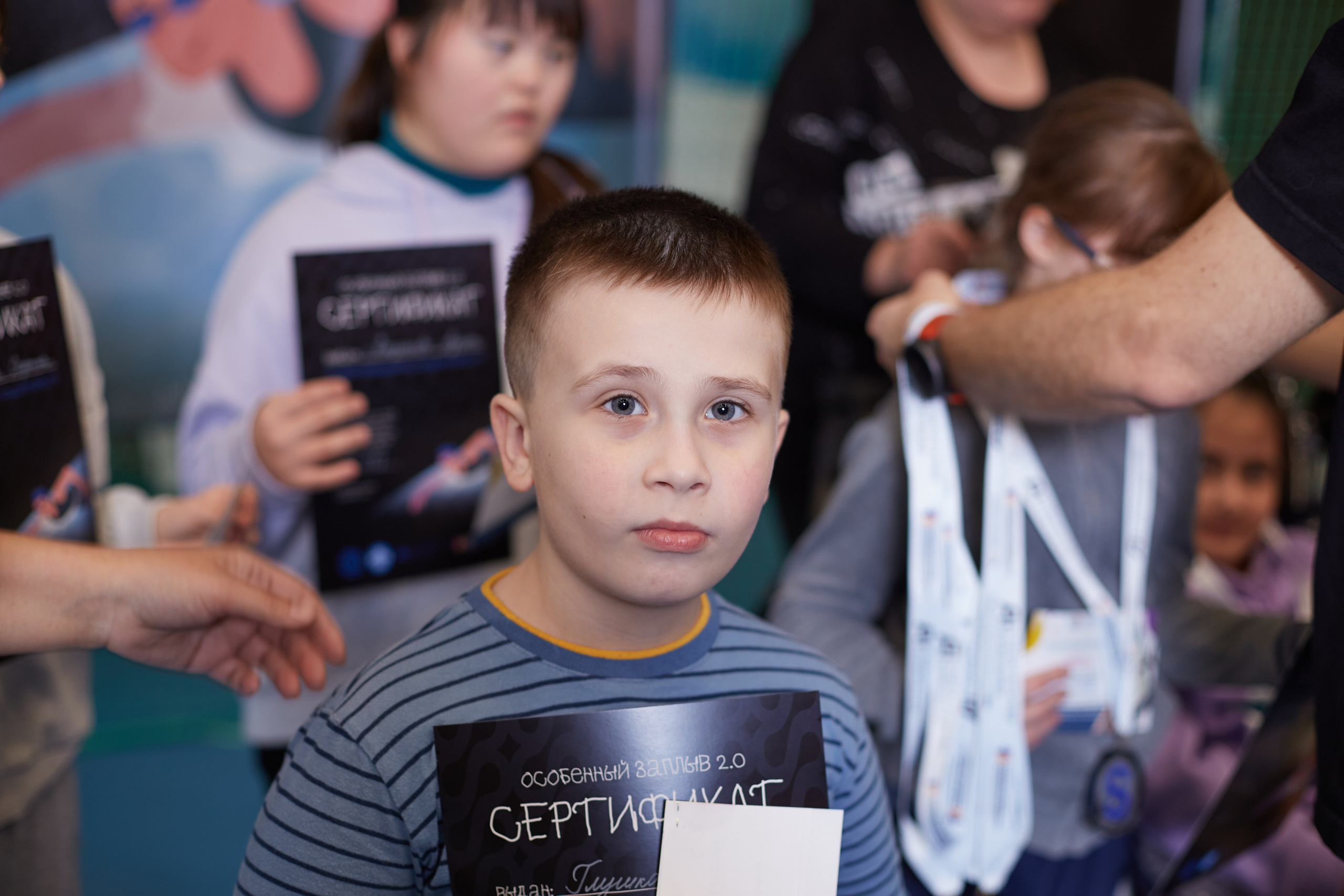 Особенный заплыв, Аксай, дворец спорта. Фотограф Зиновьев Михаил. Фотограф Зиновьев Михаил