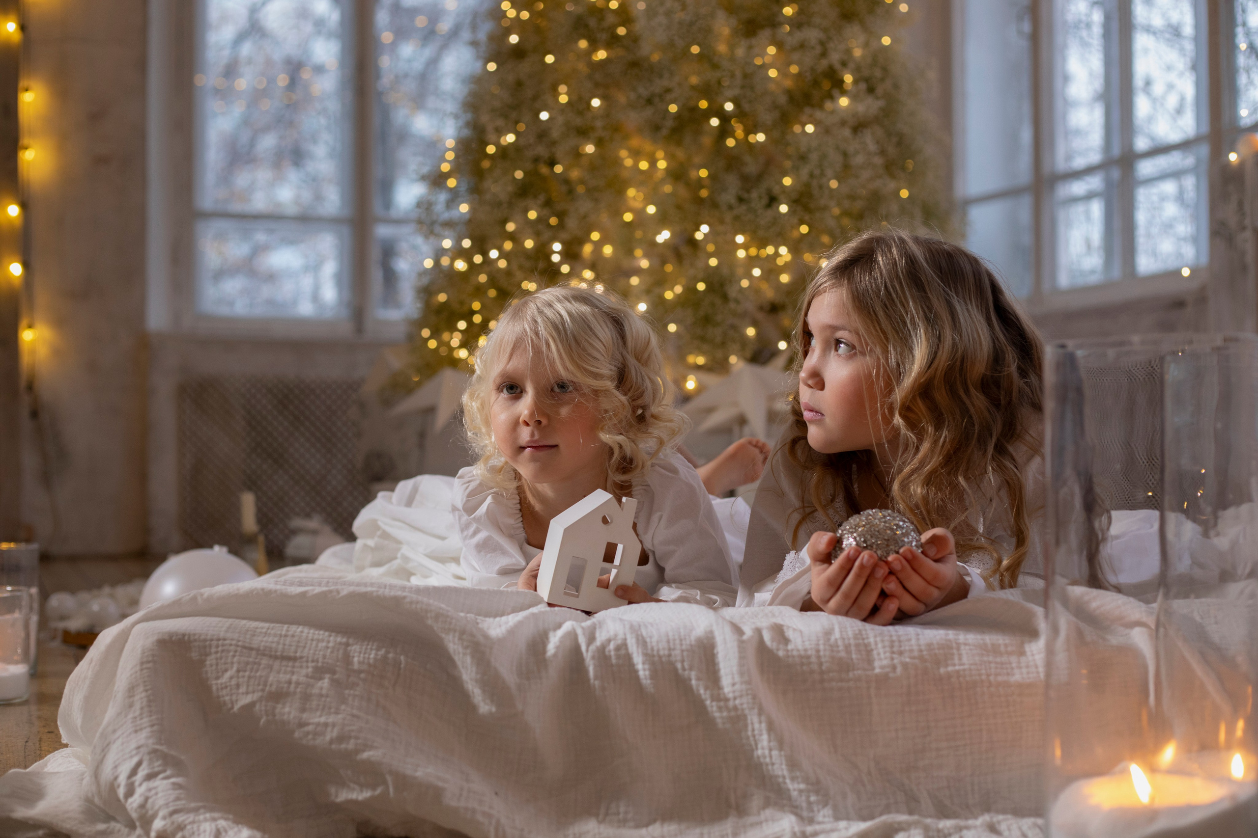 Новогодняя фотосессия Анны с детьми. Арт- фотограф Москва