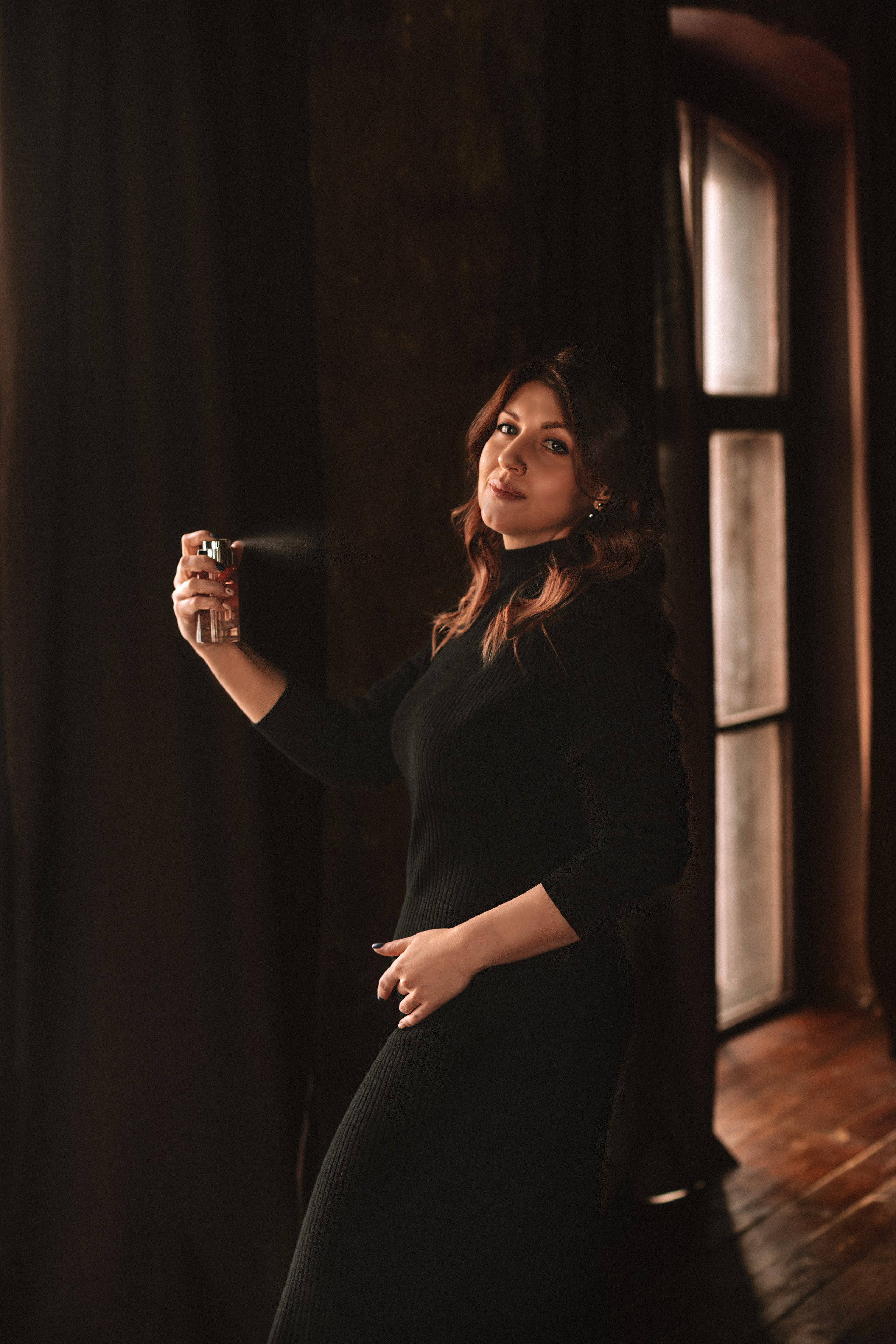 Женский портрет в студии. Семейный детский фотограф видеограф в Омске Юлия Татаринова