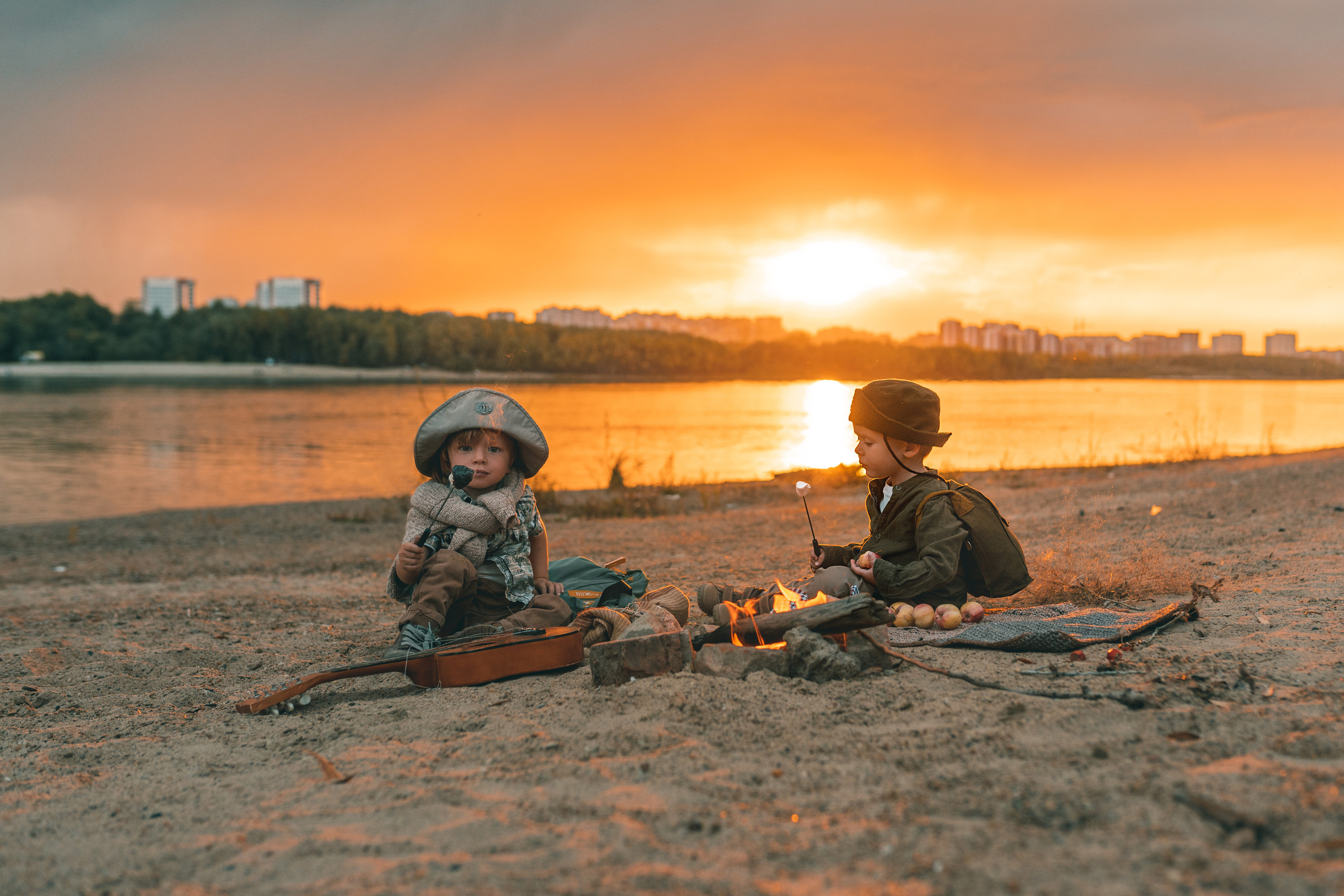 «Приключения» Гордей и Роберт. Семейный детский фотограф видеограф в Омске Юлия Татаринова