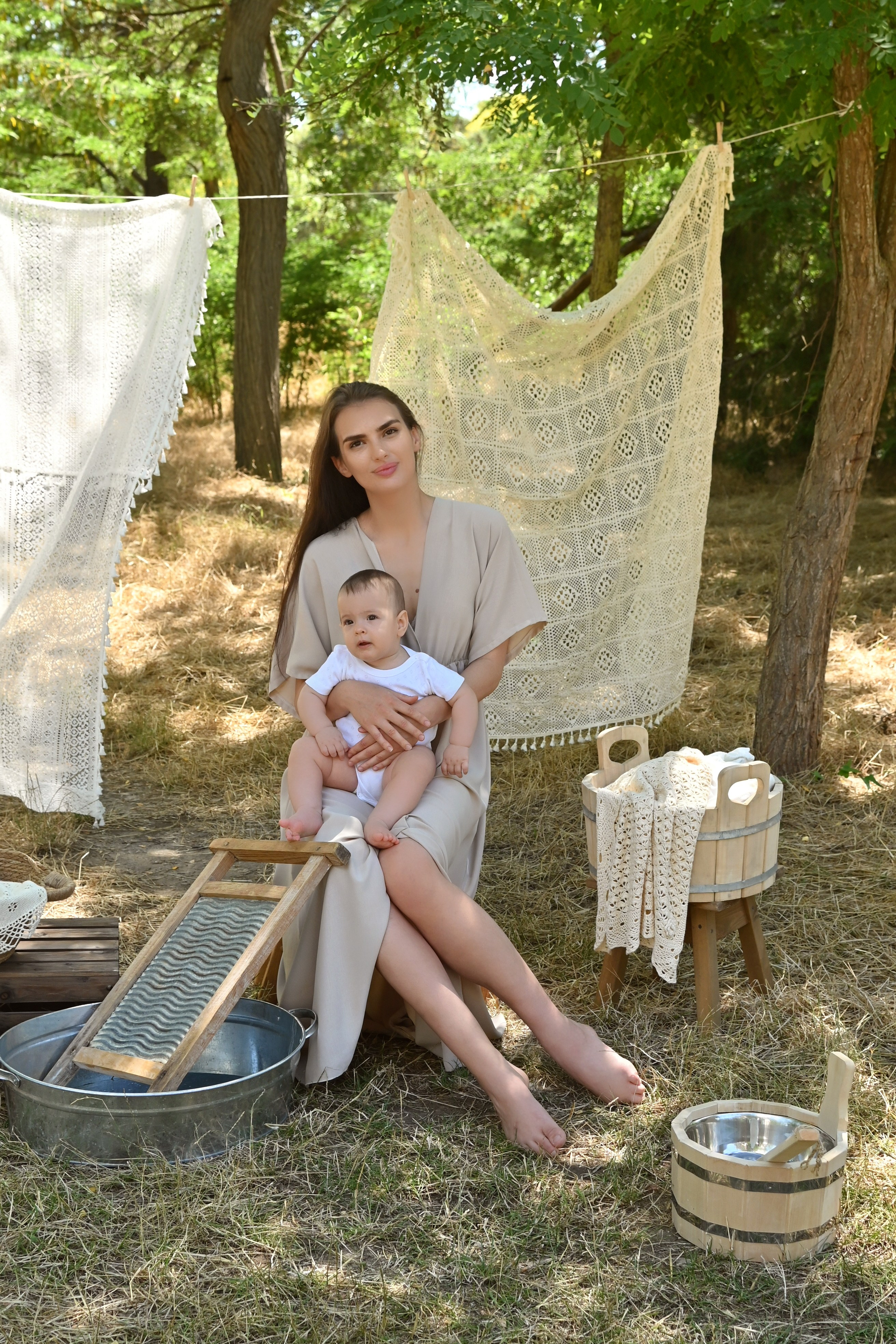 Стирка&Пикник. Детская фотостудия «Ягоза»