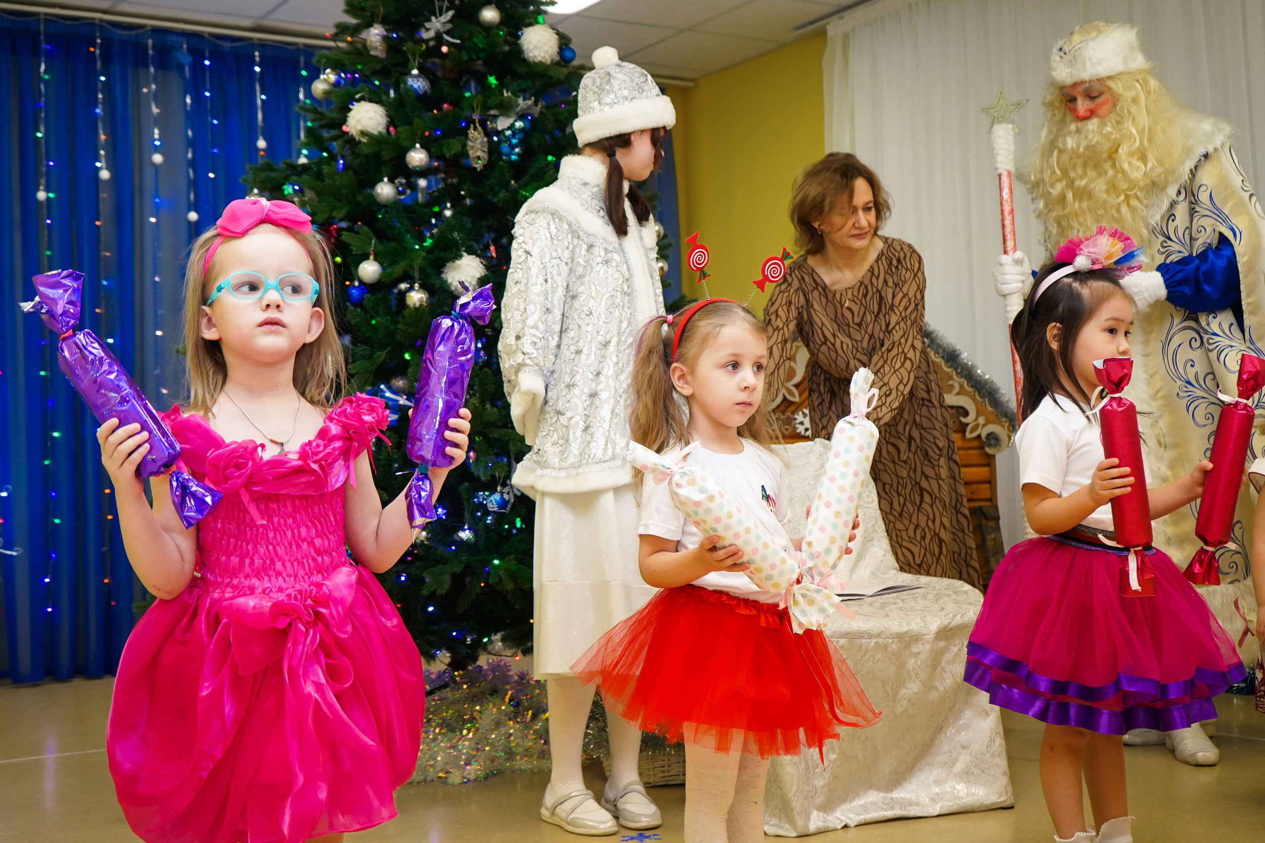 Новогодний утренник в садике. Семейный и портретный фотограф в Екатеринбурге Анна Лобанова