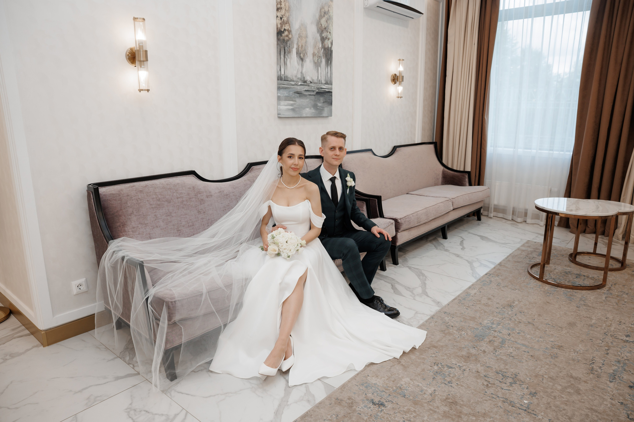 Регистрация в отеле Fish Point, ЗАГС Бутово, прогулка в Остафьево. Свадебный и репортажный фотограф (Москва, Королев и другие)