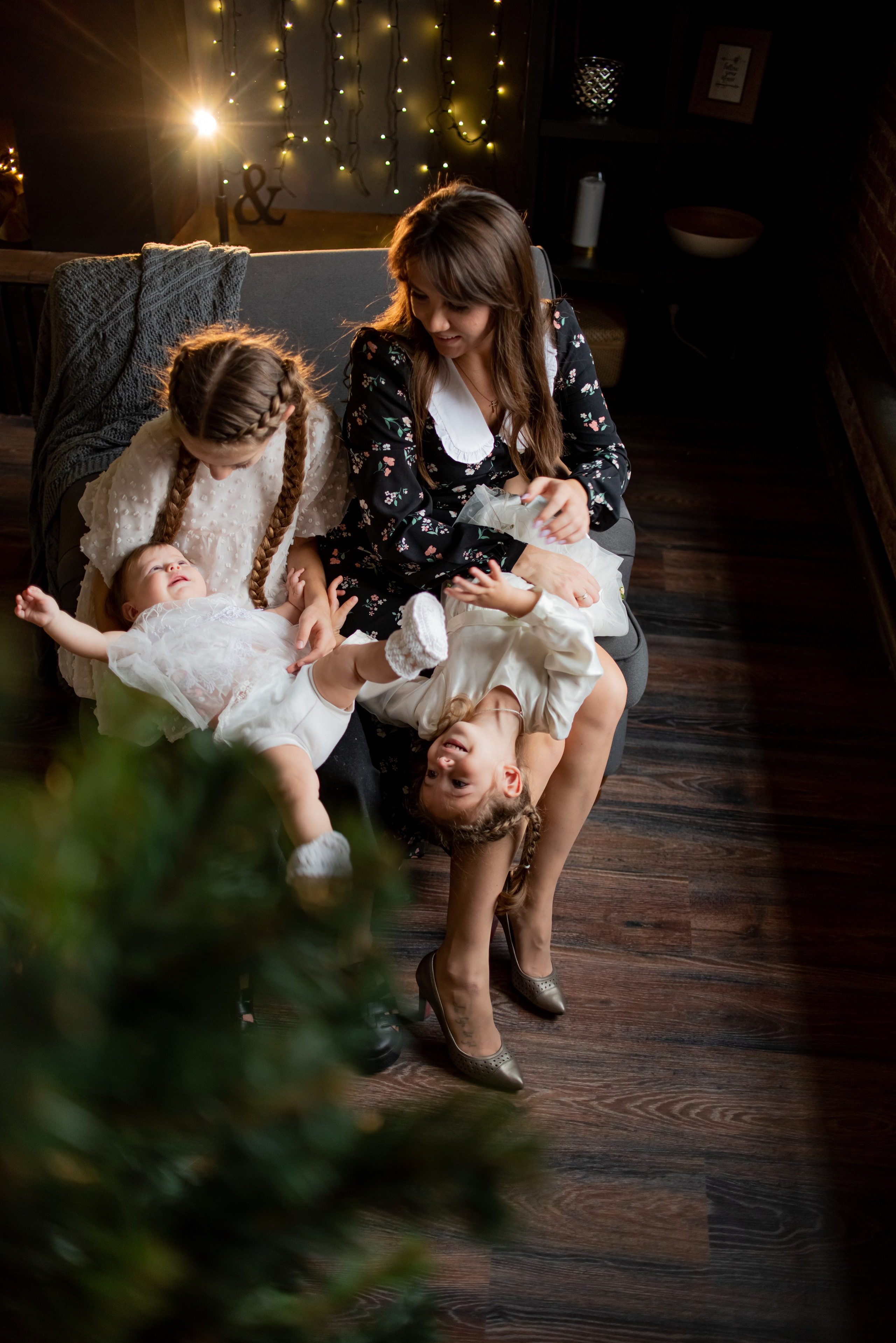 Новогодние фотосессии в студиях. Свадебный и семейный фотограф Екатерина Пушан. Москва, Балашиха, Железнодорожный, Солнечногорск