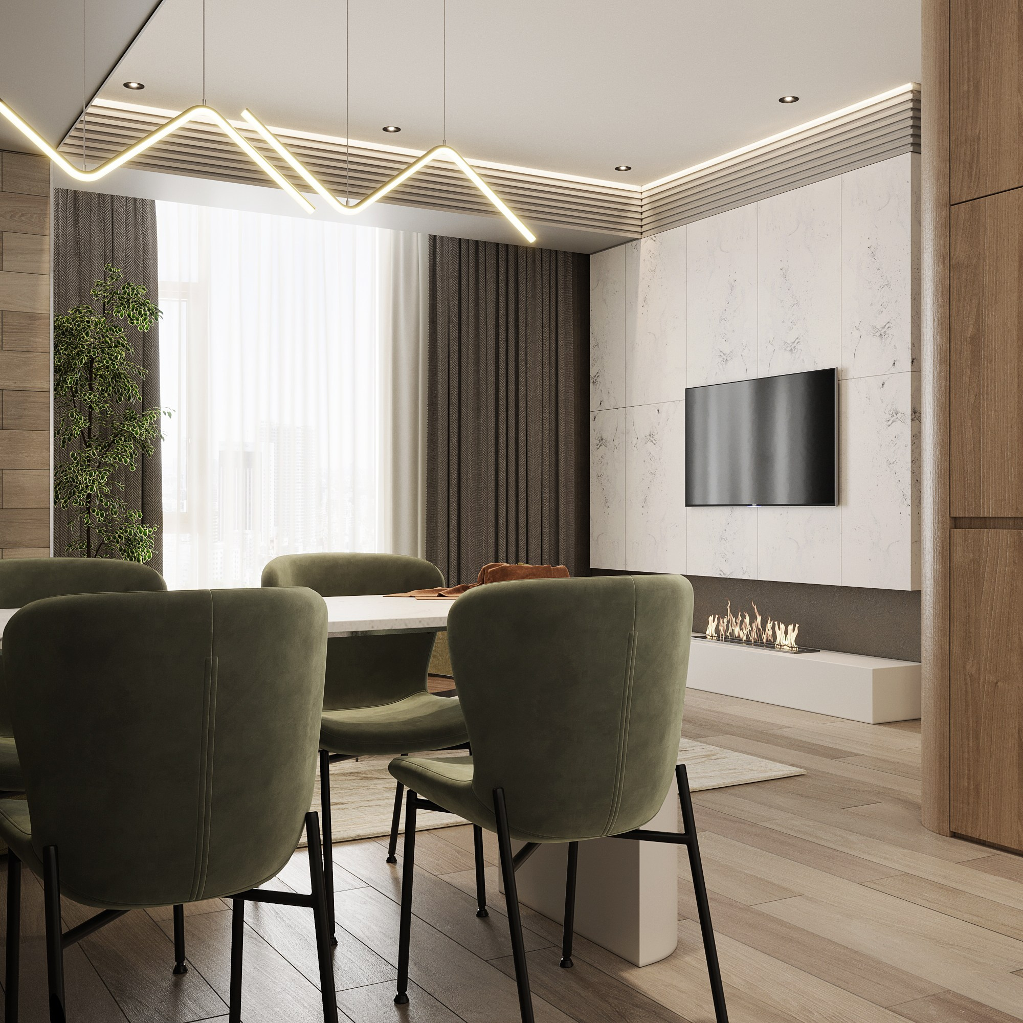 ЖК «ORION», 91 м². Room Design Studio