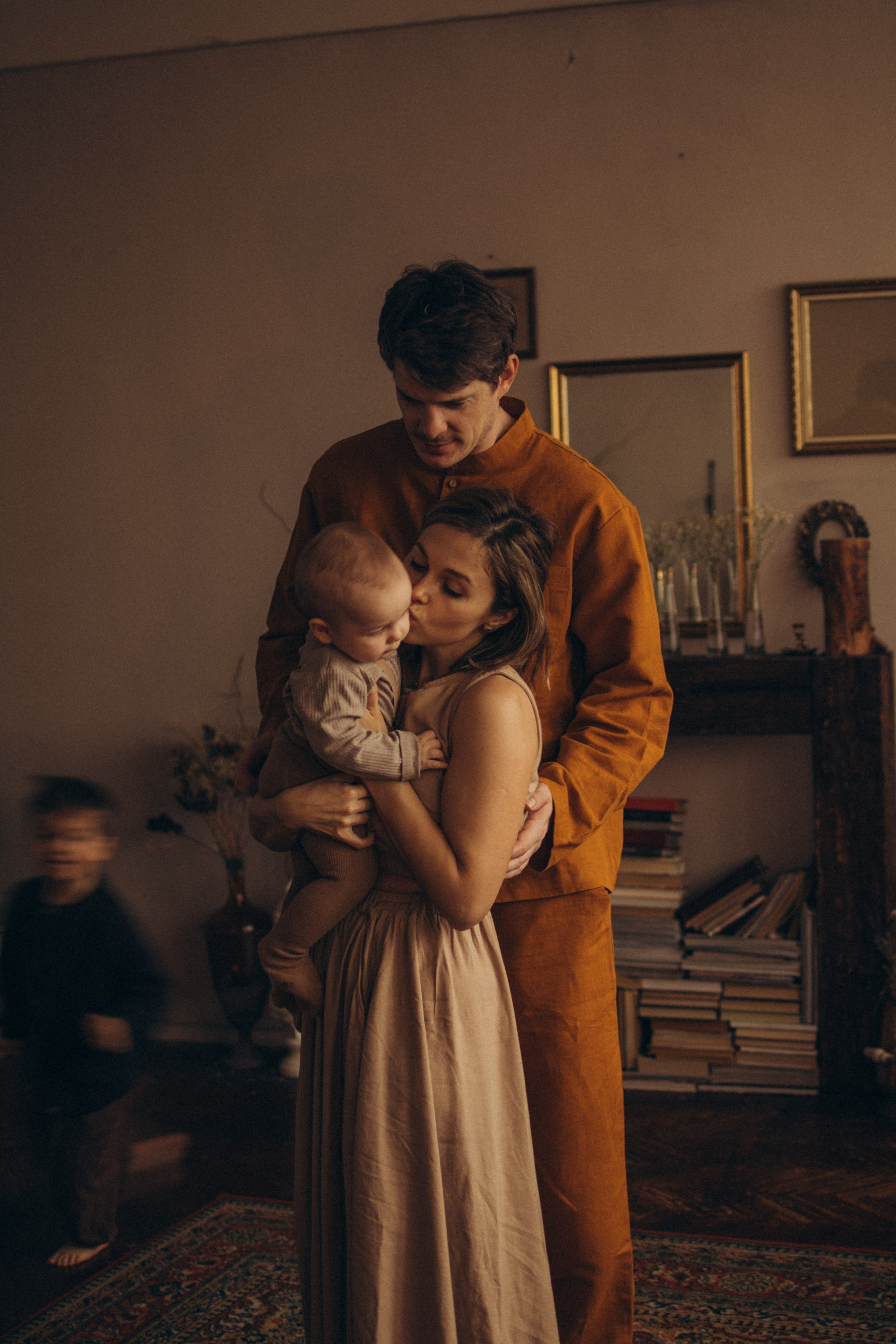 Сергей, Анастасия и малыши Стёпа и Мироша. Семейный фотограф Москва