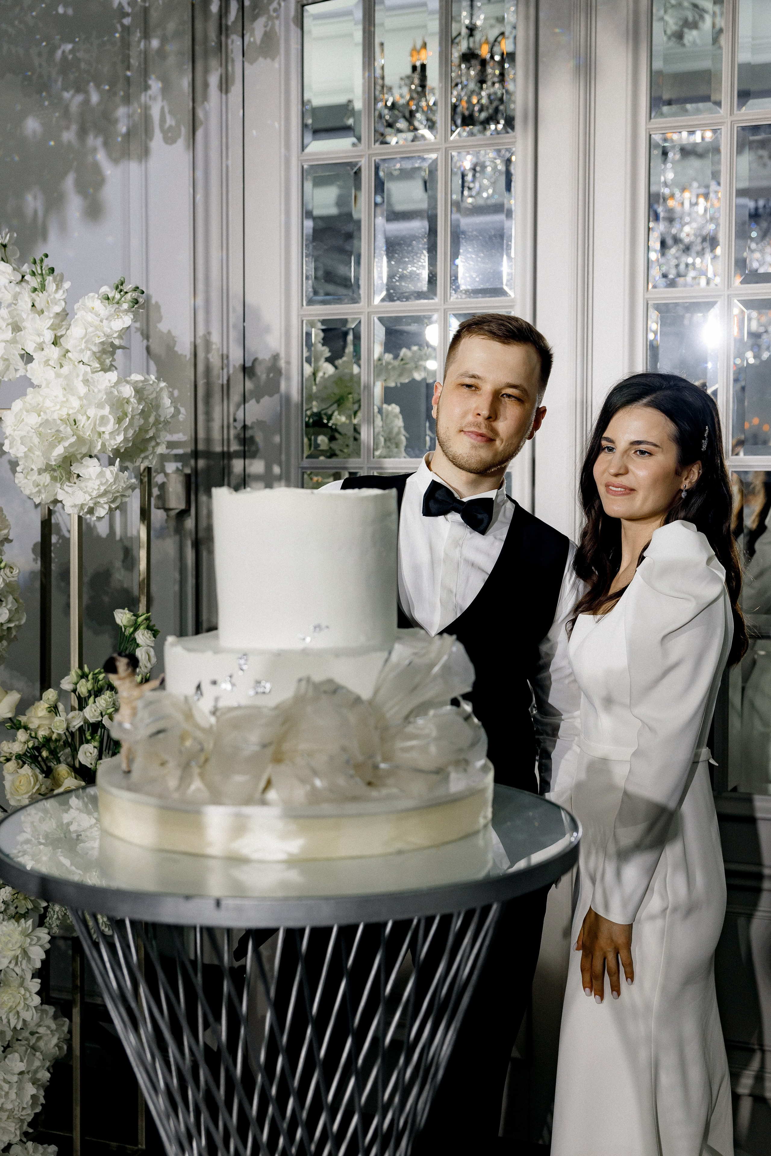 Свадебный ужин в Ресторане Michel на Красной Пресне. Свадебный фотограф в Москве и Санкт-Петербурге Денис Ходюков