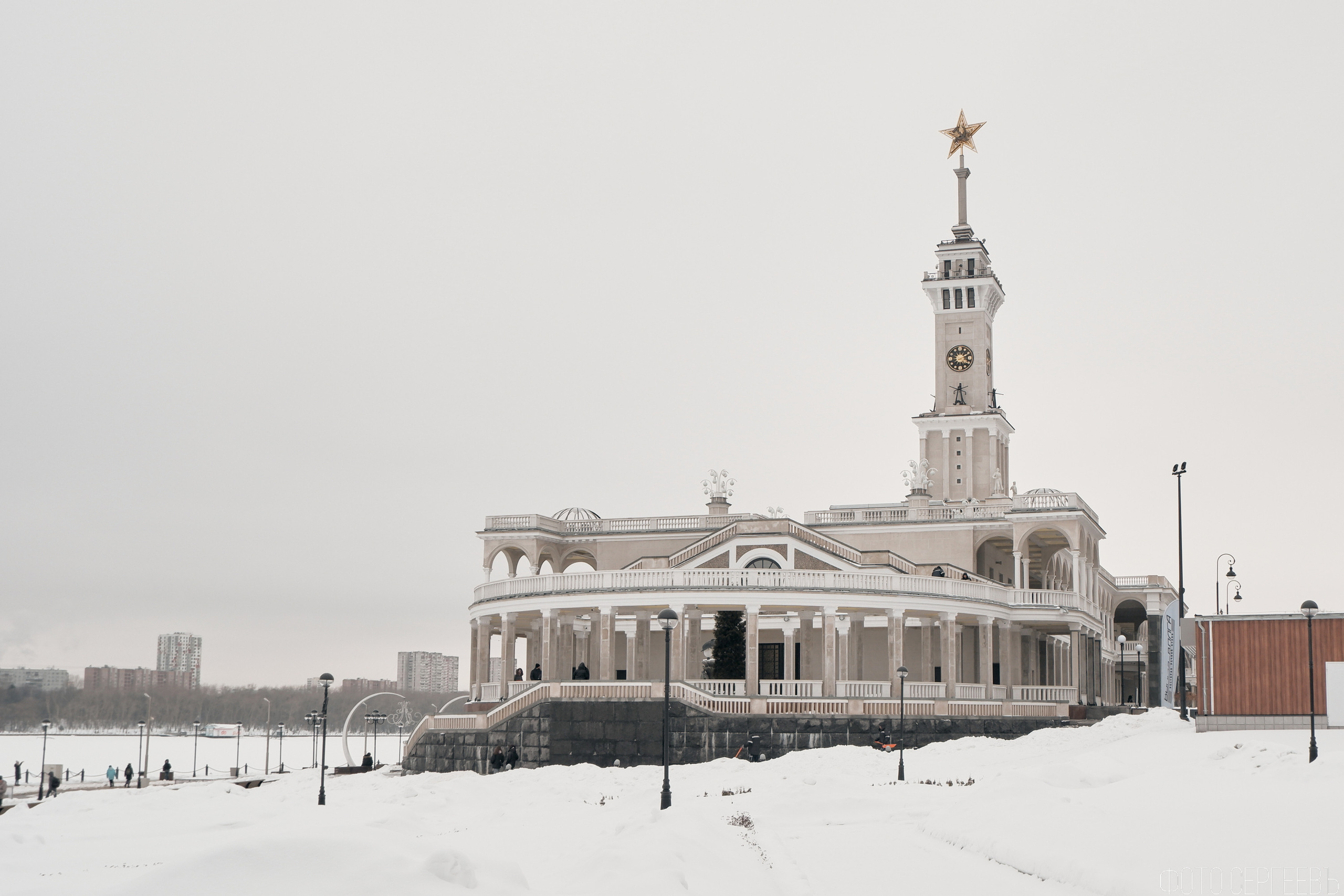 Северный Речной Вокзал. Москва. Зима. Fujifilm X-A5 XC 15-45mm