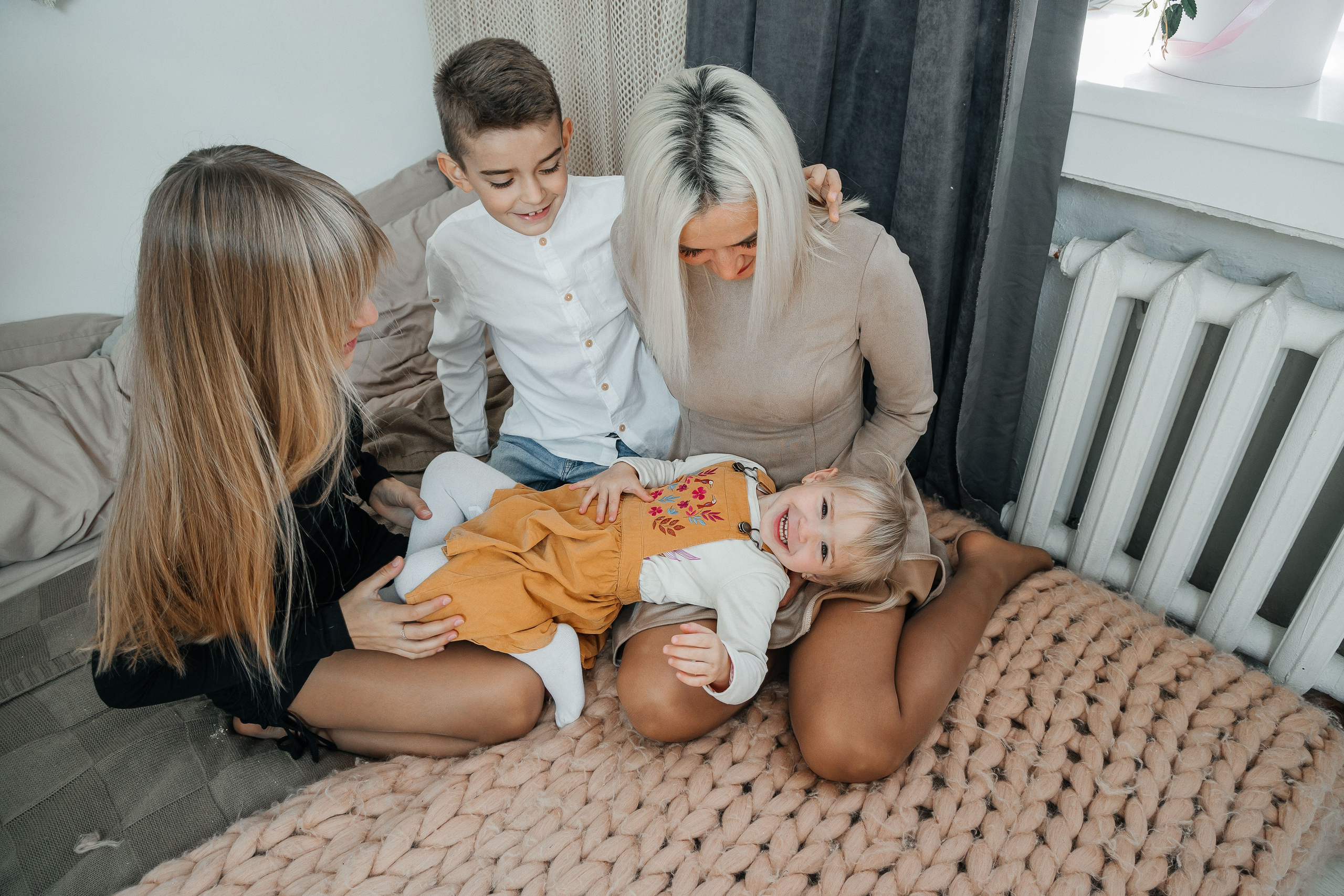 Светлана и Олег с детишками). Семейный и детский фотограф в городе Подолск МО Крылова Ирина