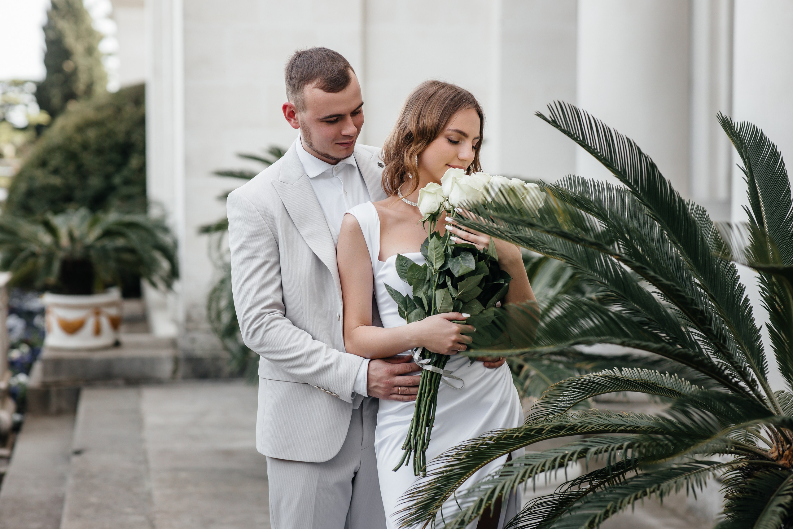 Весенняя Гаспра, Вилла Танго. Анонс свадьбы Максима и Дианы. Свадебный фотограф в Крыму и Севастополе Ольга Баскакова