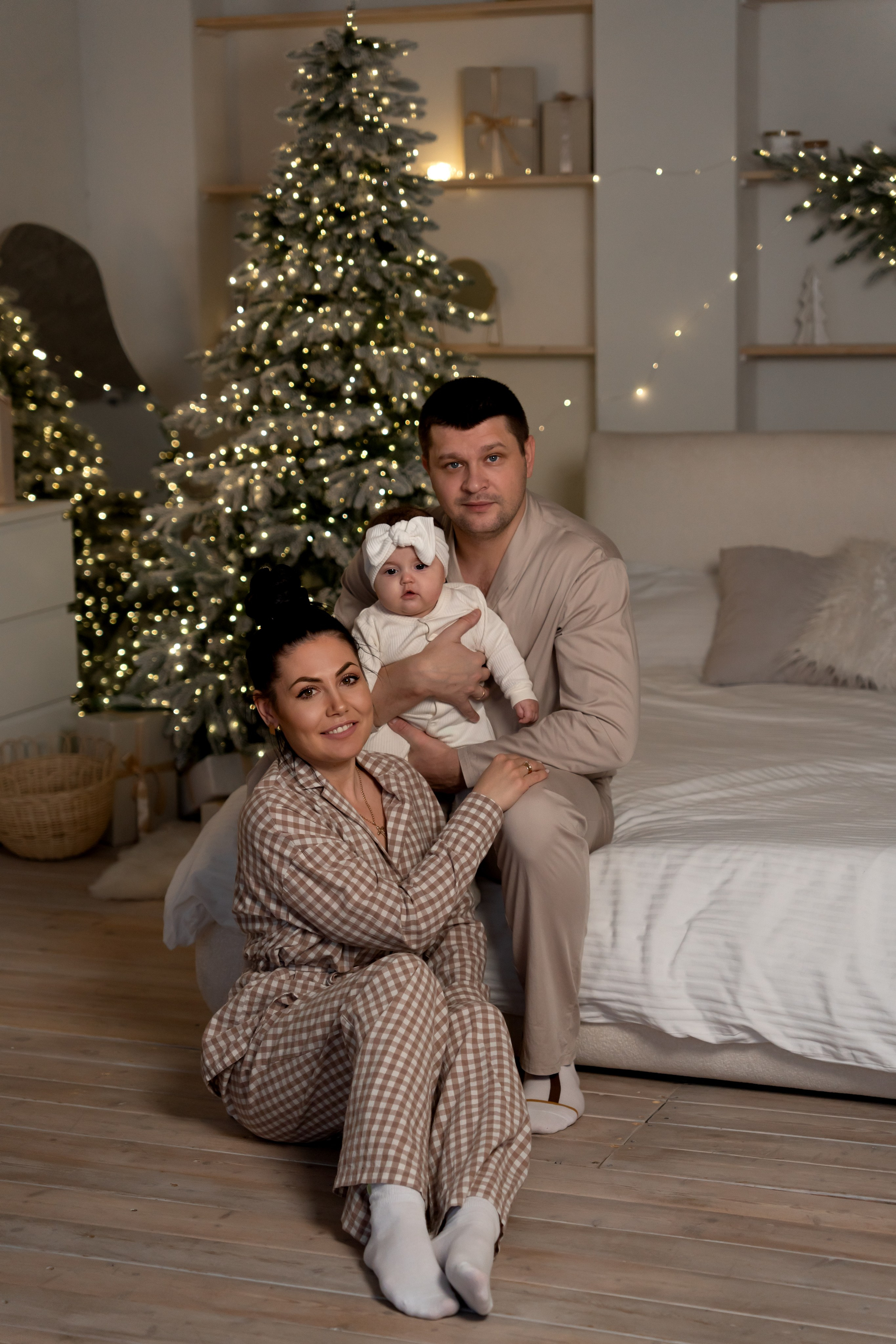 Теплая новогодняя семейная фотосессия. Фотограф в Красноярске. Юлия Чаушанская