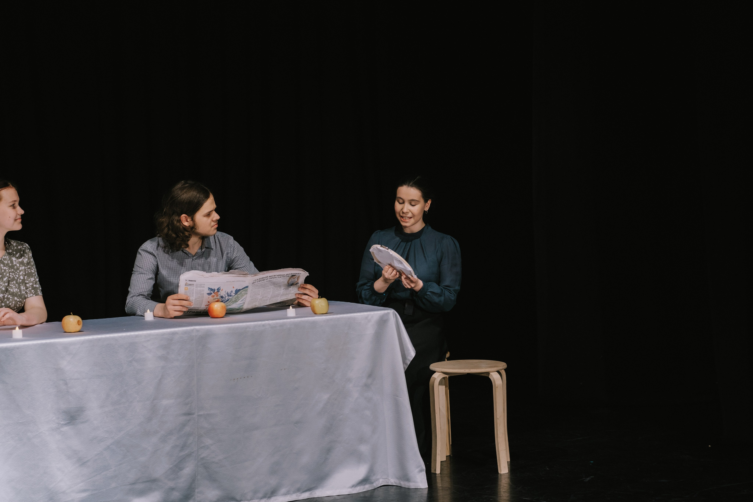 Детская театральная студия «Ирбис», спектакль. Репортажный и портретный фотограф в Москве Илья Спиридонов