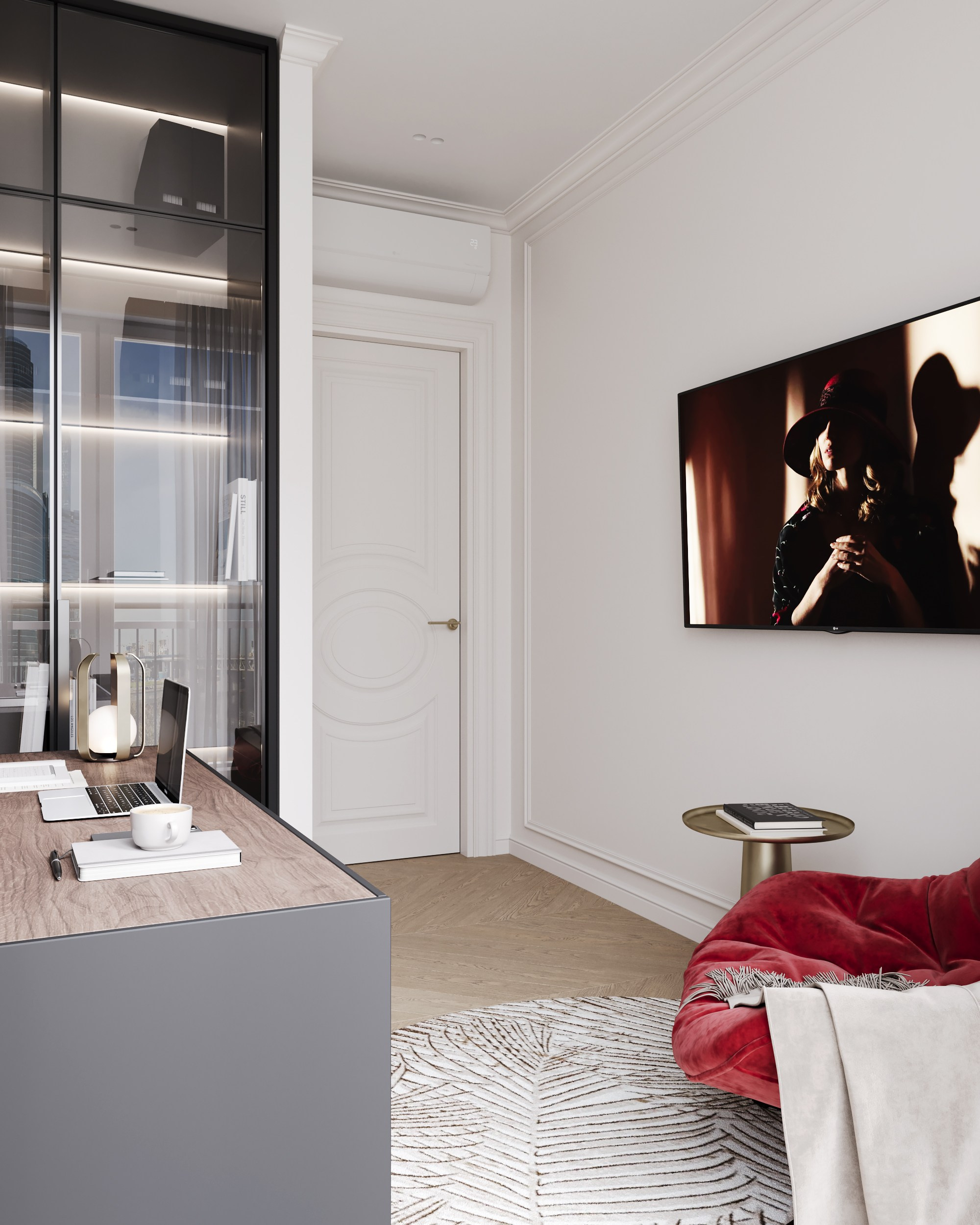 Проект 9 ЖК Западный порт 80 м². Artstudio17 Дизайн-студия Ирины Чабан в Москве