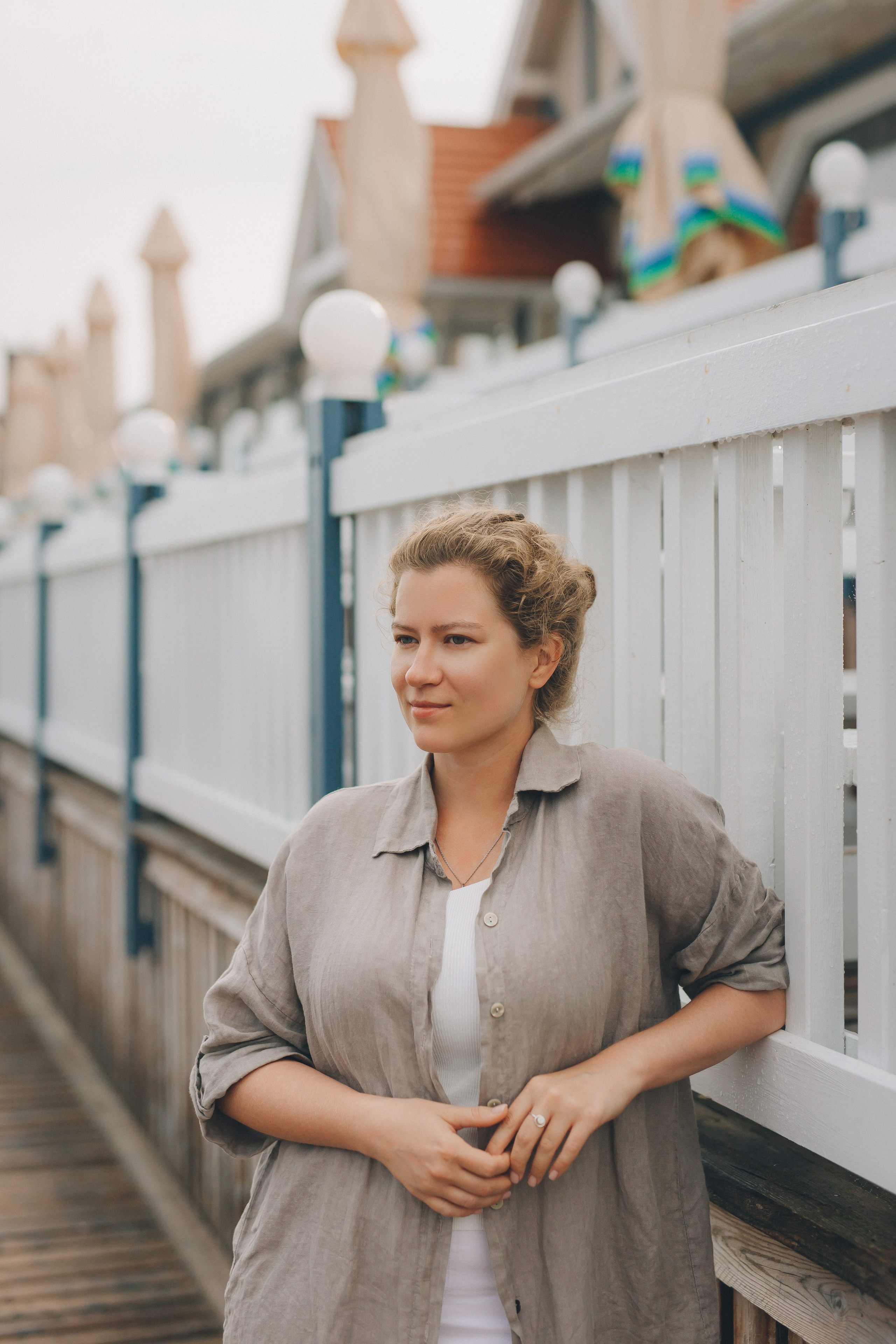 Мария и фотопрогулка в ненастную погоду. Фотограф Зеленоградск Красильникова Елена