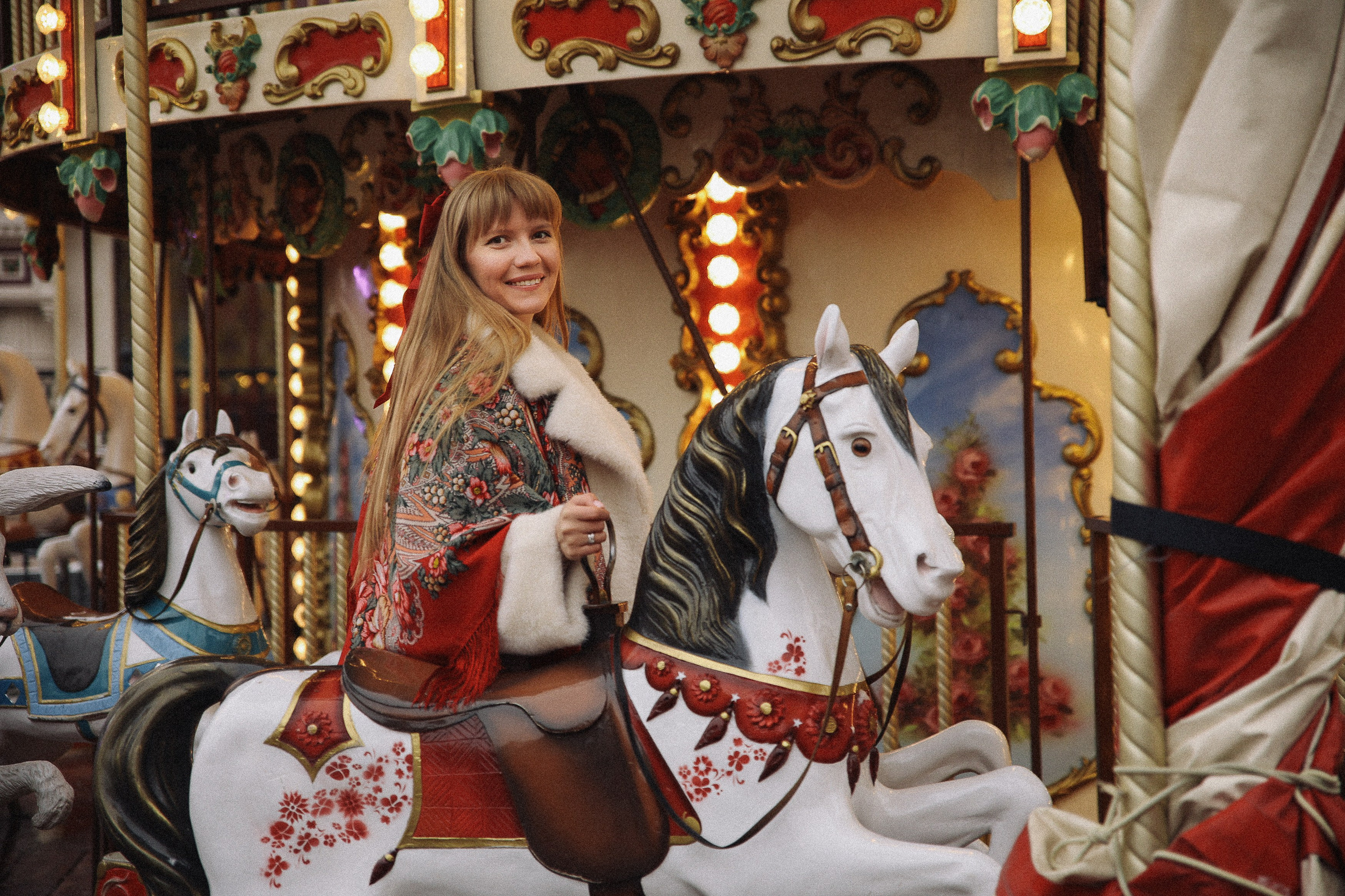 Новогодняя фотосессия на Гум Ярмарке. Фотограф Владимир Москва