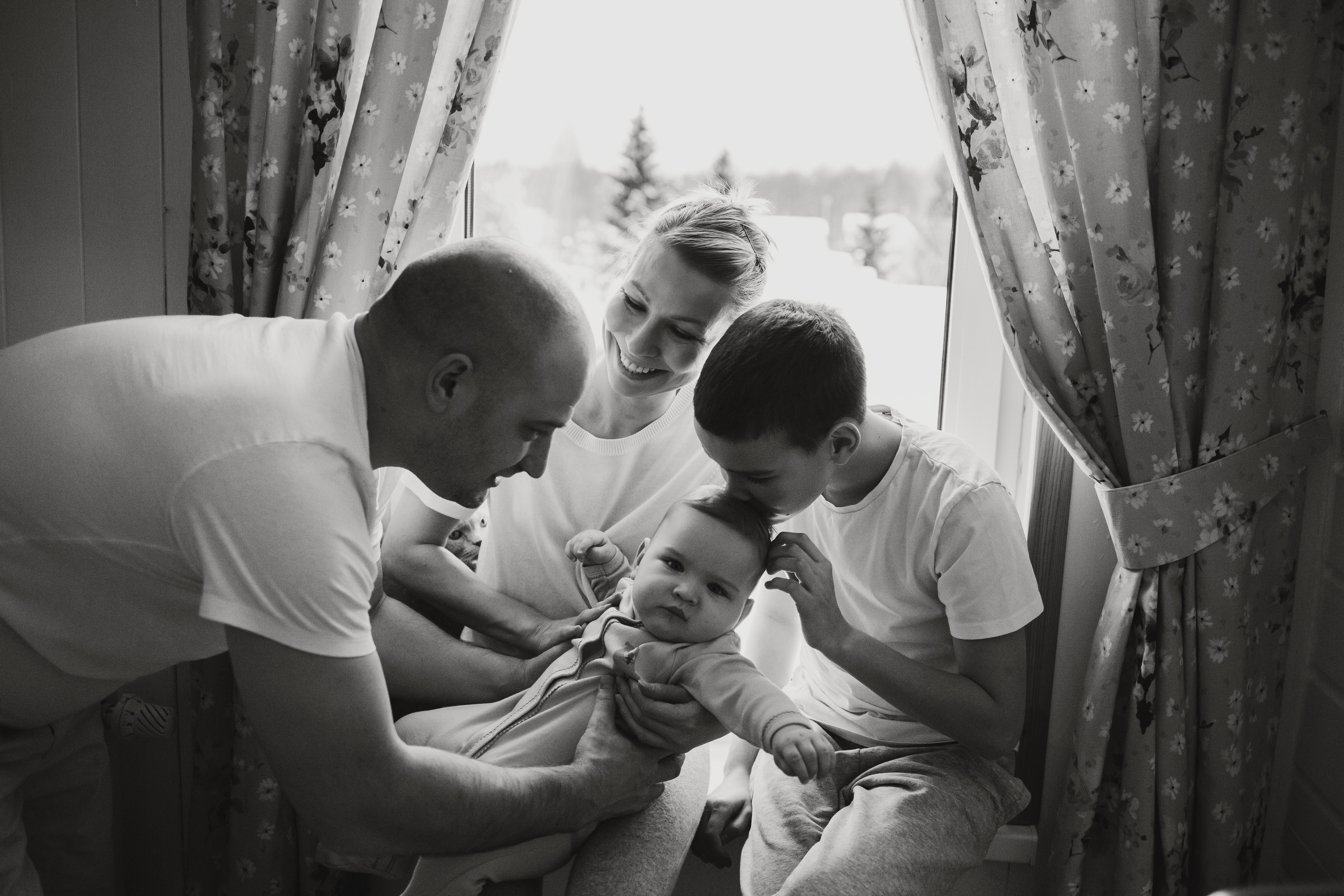 Александр, Анна, Артём и Миша. Семейный lifestyle фотограф в Санкт-Петербурге Людмила Пахомова