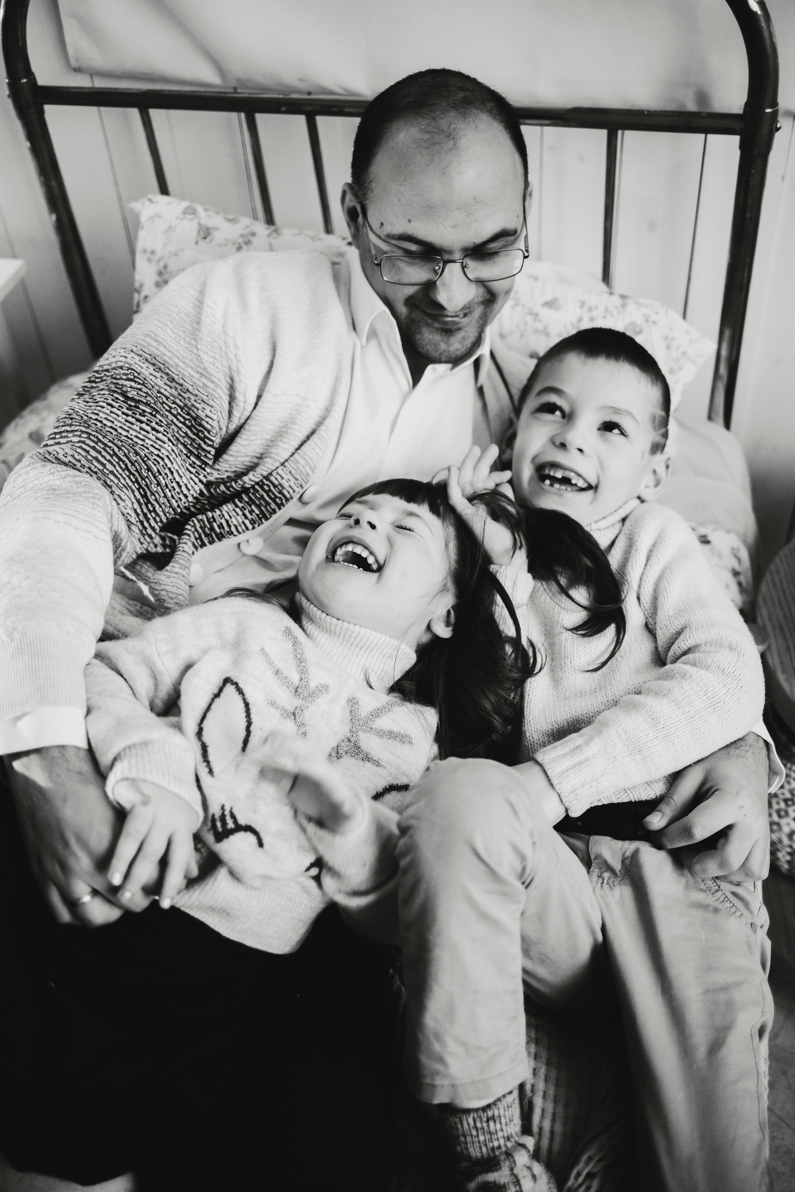 Новогодняя фотосессия (Серёжа, Аня, Лев, Вероника). Семейный lifestyle фотограф в Санкт-Петербурге Людмила Пахомова