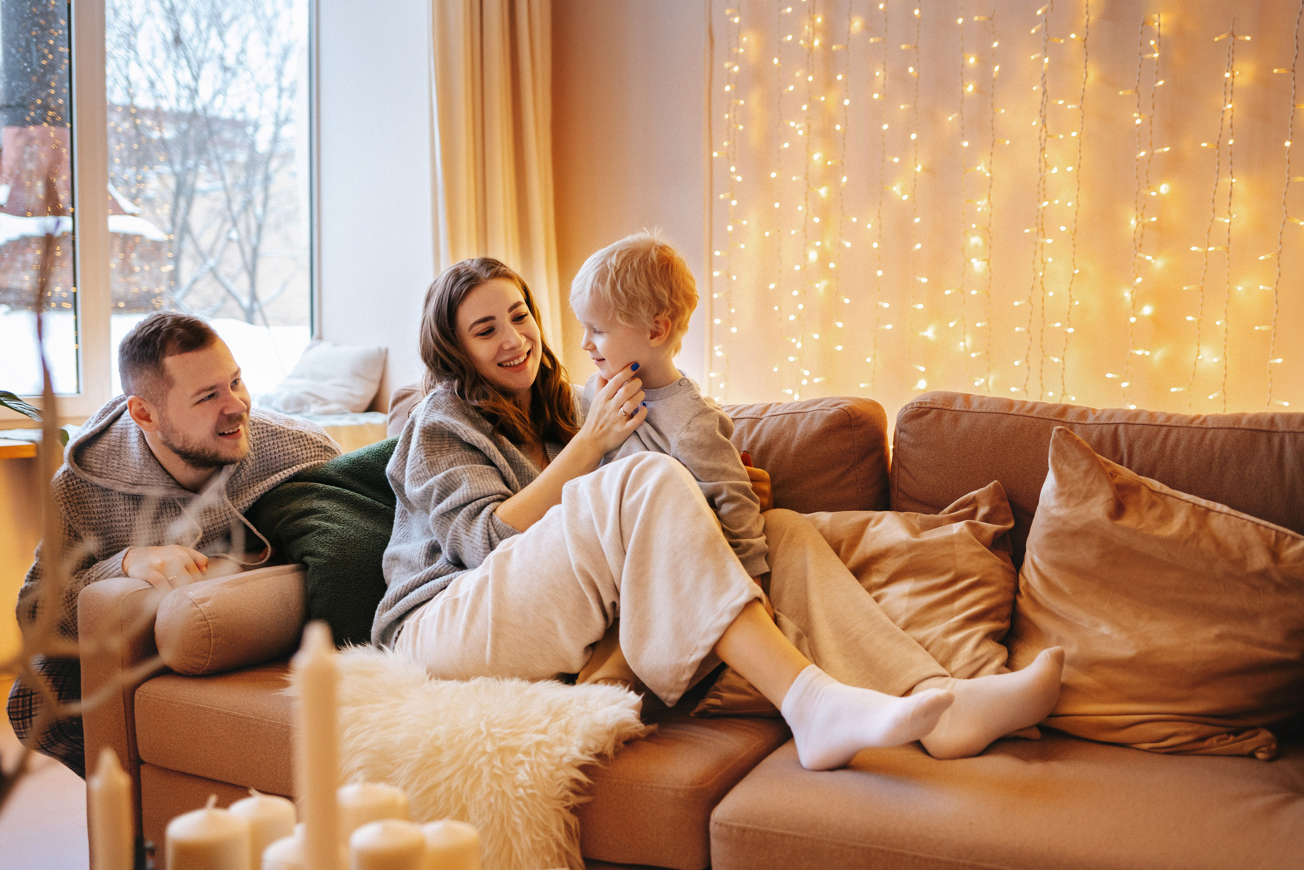 Новогодняя фотосессия. Семейный lifestyle фотограф в Санкт-Петербурге Людмила Пахомова