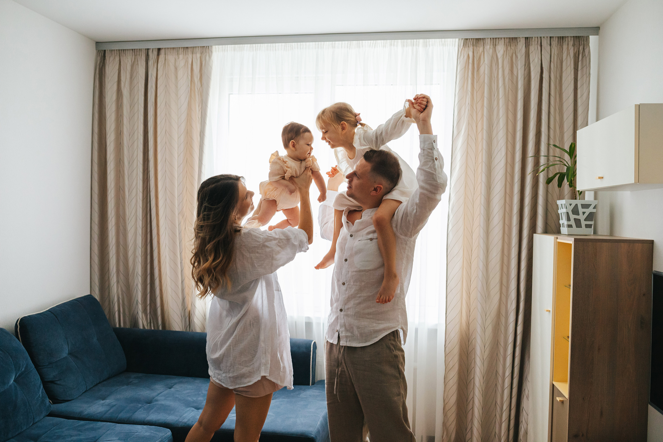 Серёжа, Кристина, Варя, Маша. Семейный lifestyle фотограф в Санкт-Петербурге Людмила Пахомова