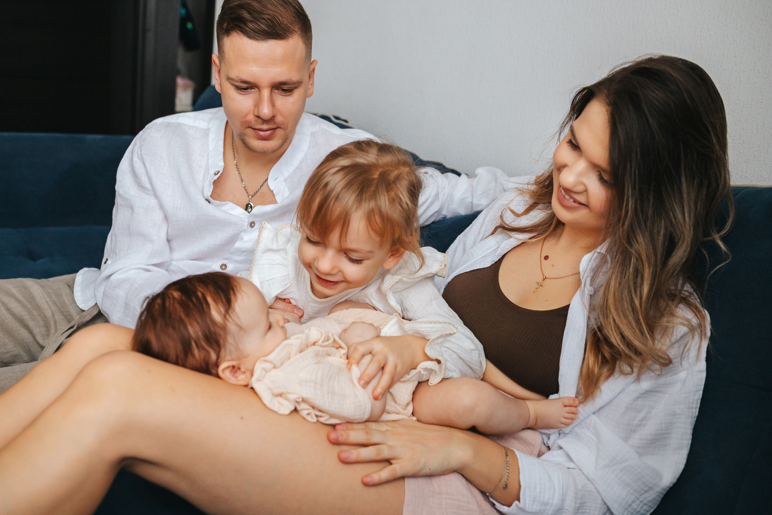 Серёжа, Кристина, Варя, Маша. Семейный lifestyle фотограф в Санкт-Петербурге Людмила Пахомова