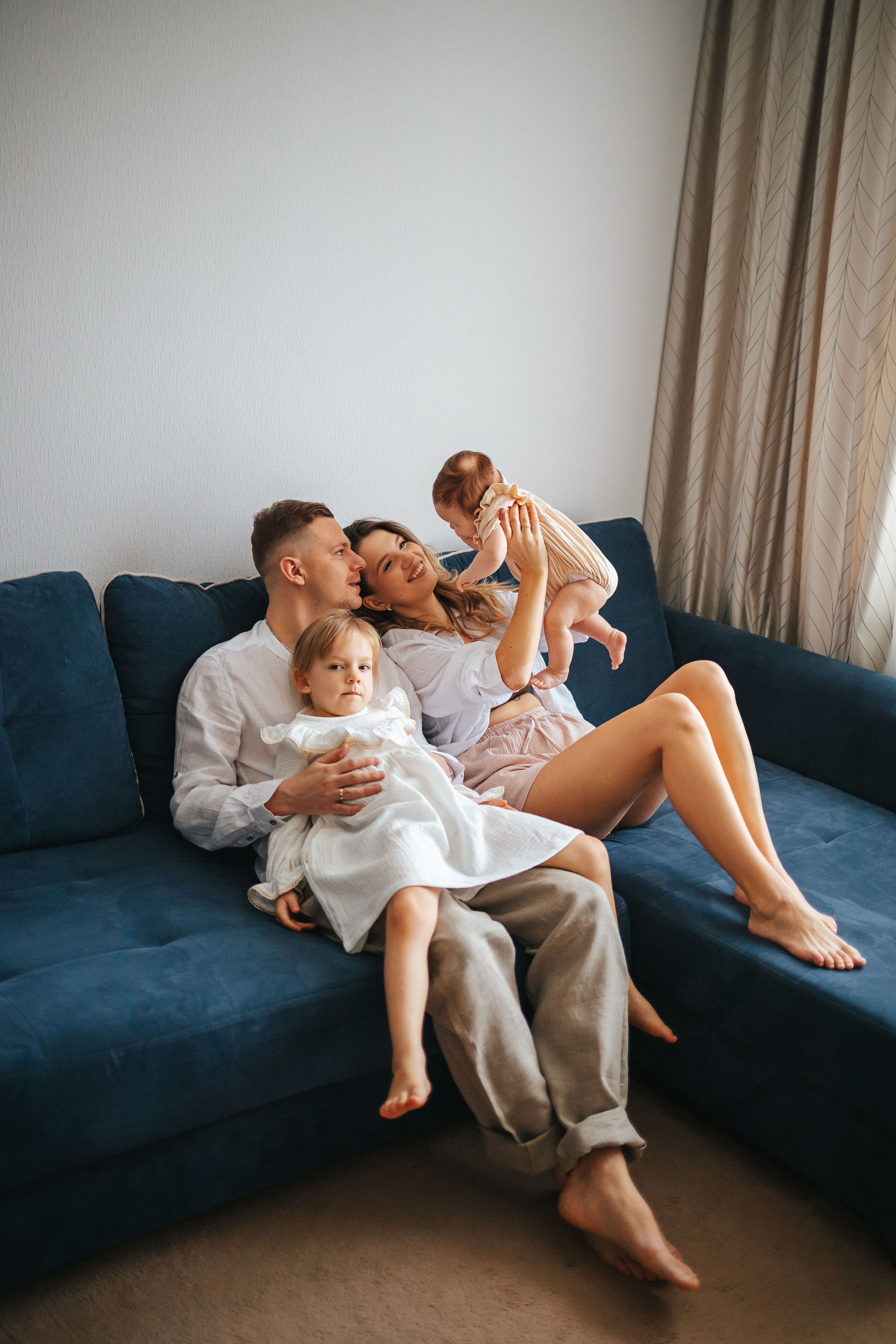 Серёжа, Кристина, Варя, Маша. Семейный lifestyle фотограф в Санкт-Петербурге Людмила Пахомова