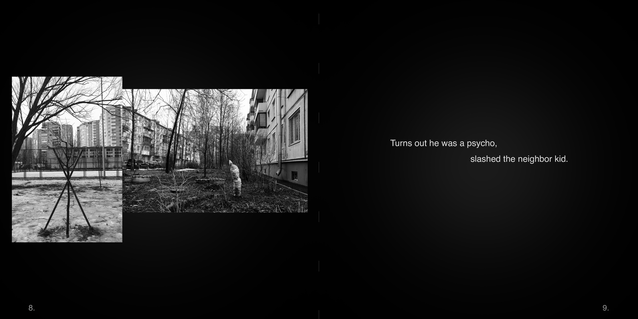 A visual poem about the influence of ghosts on our everyday life. Alexandr Staub Multidisciplinary artist