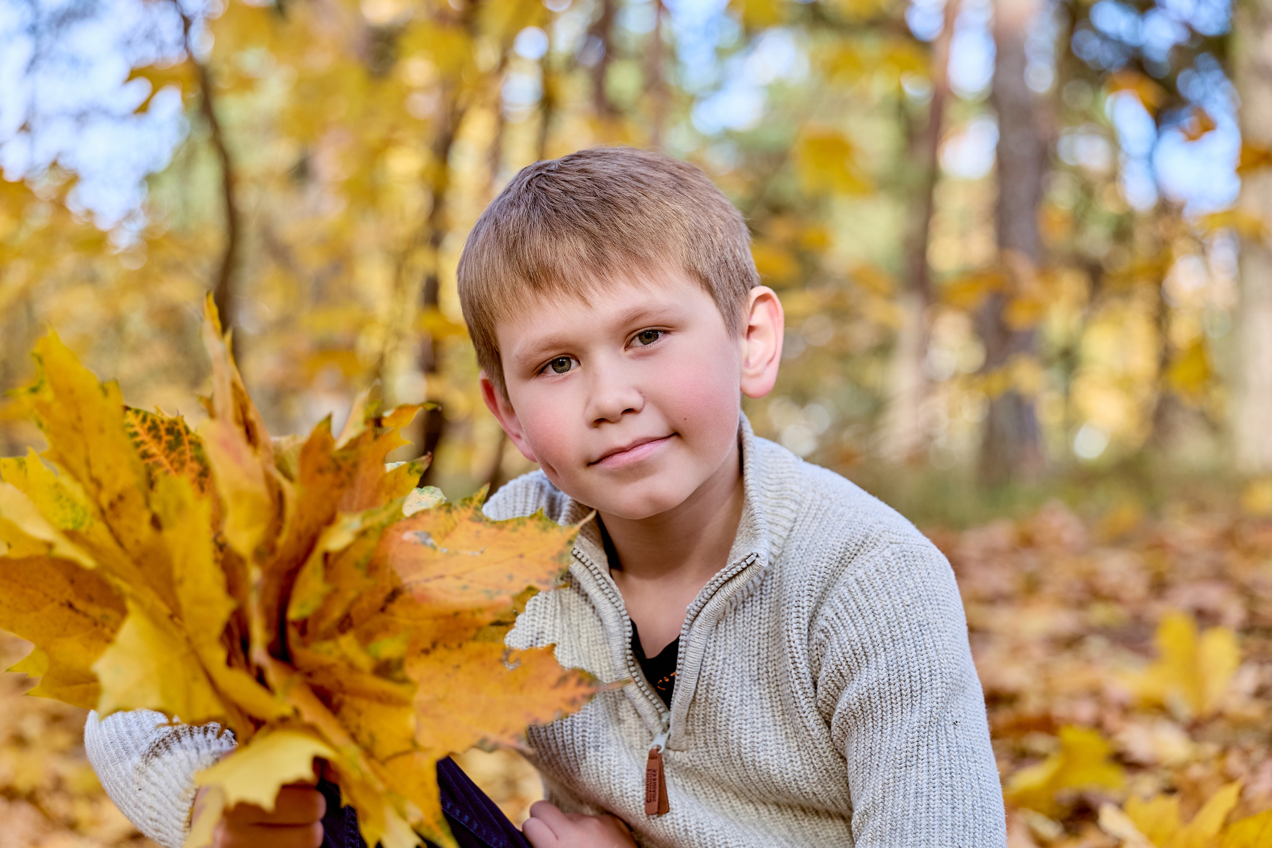 Золотая Осень школьная фотосессия