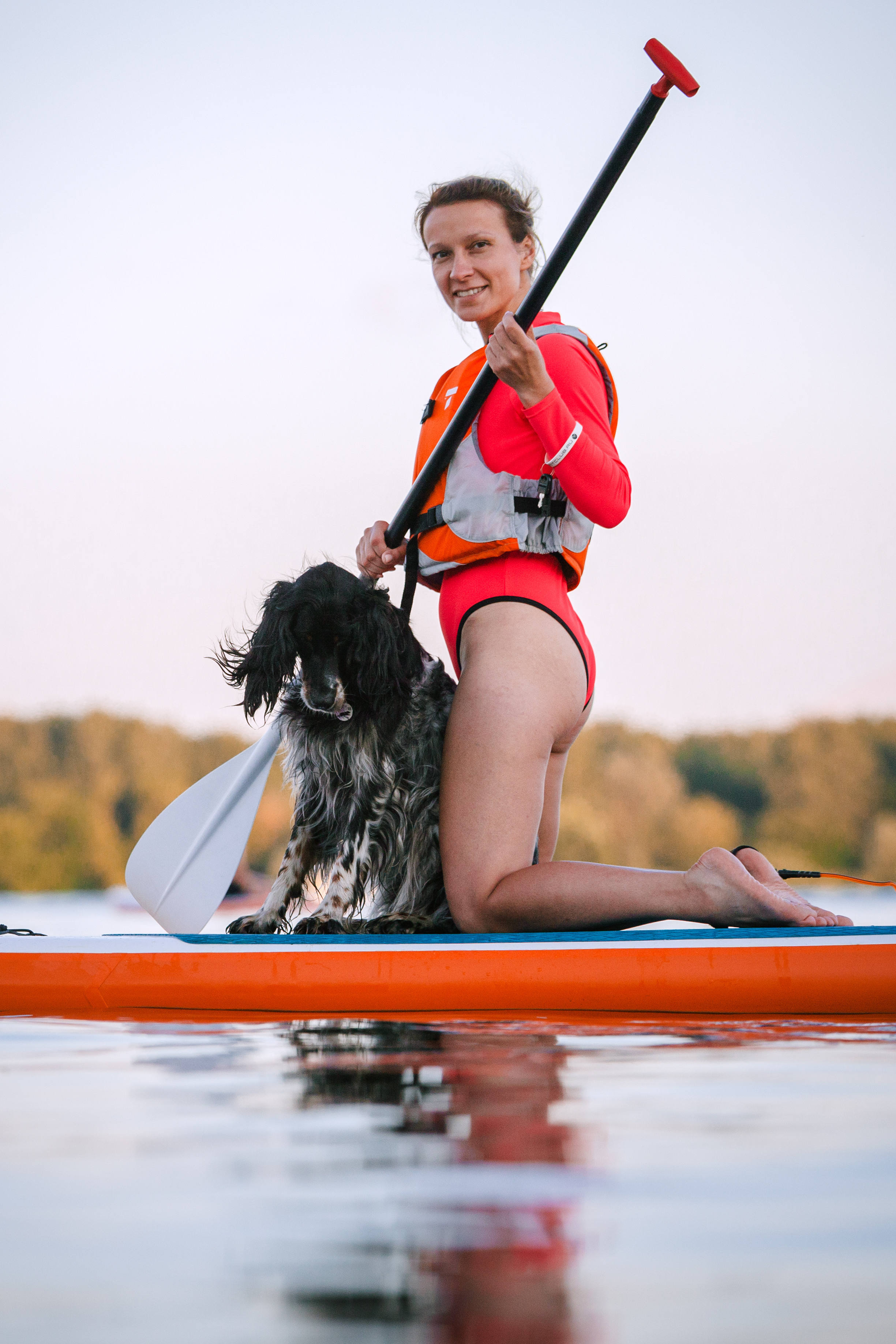 Света и Егор на сапах. Фотограф-анималист Татьяна Степанова