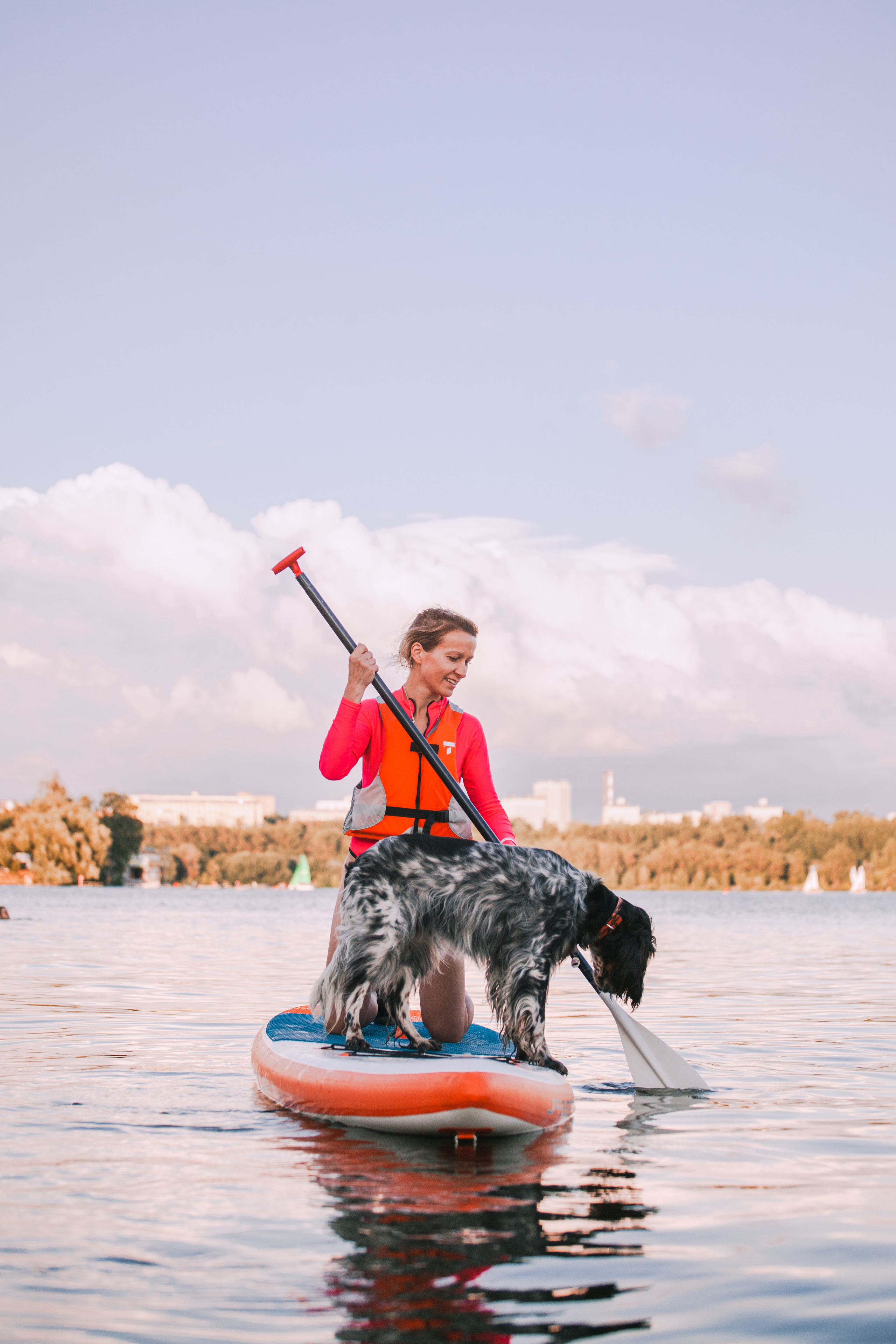Света и Егор на сапах. Фотограф-анималист Татьяна Степанова