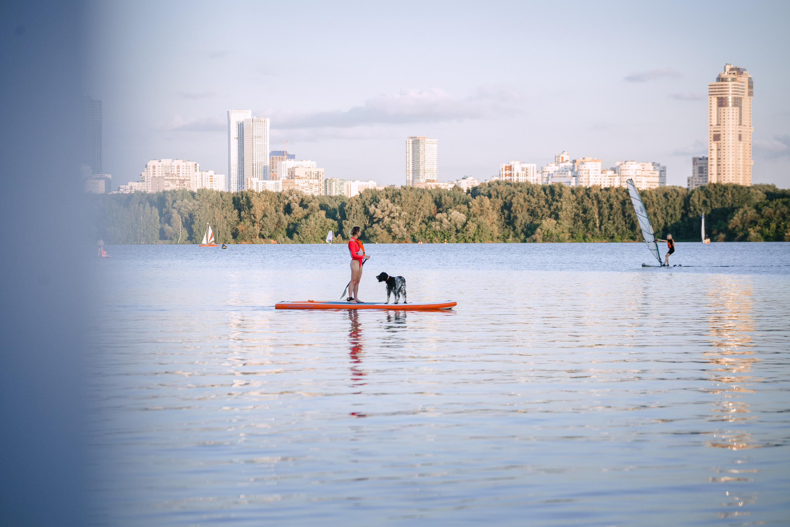 Света и Егор на сапах. Фотограф-анималист Татьяна Степанова
