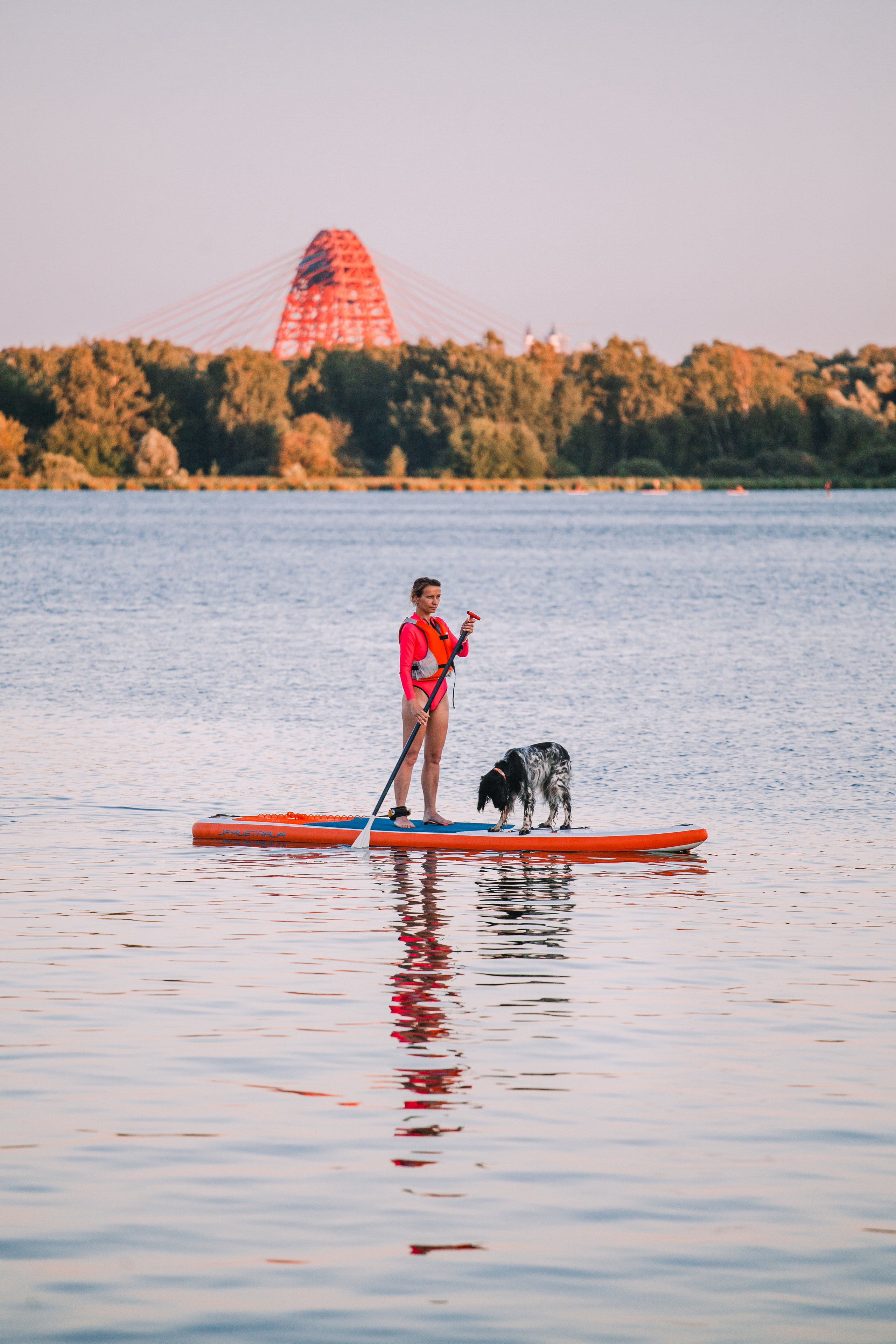 Света и Егор на сапах. Фотограф-анималист Татьяна Степанова