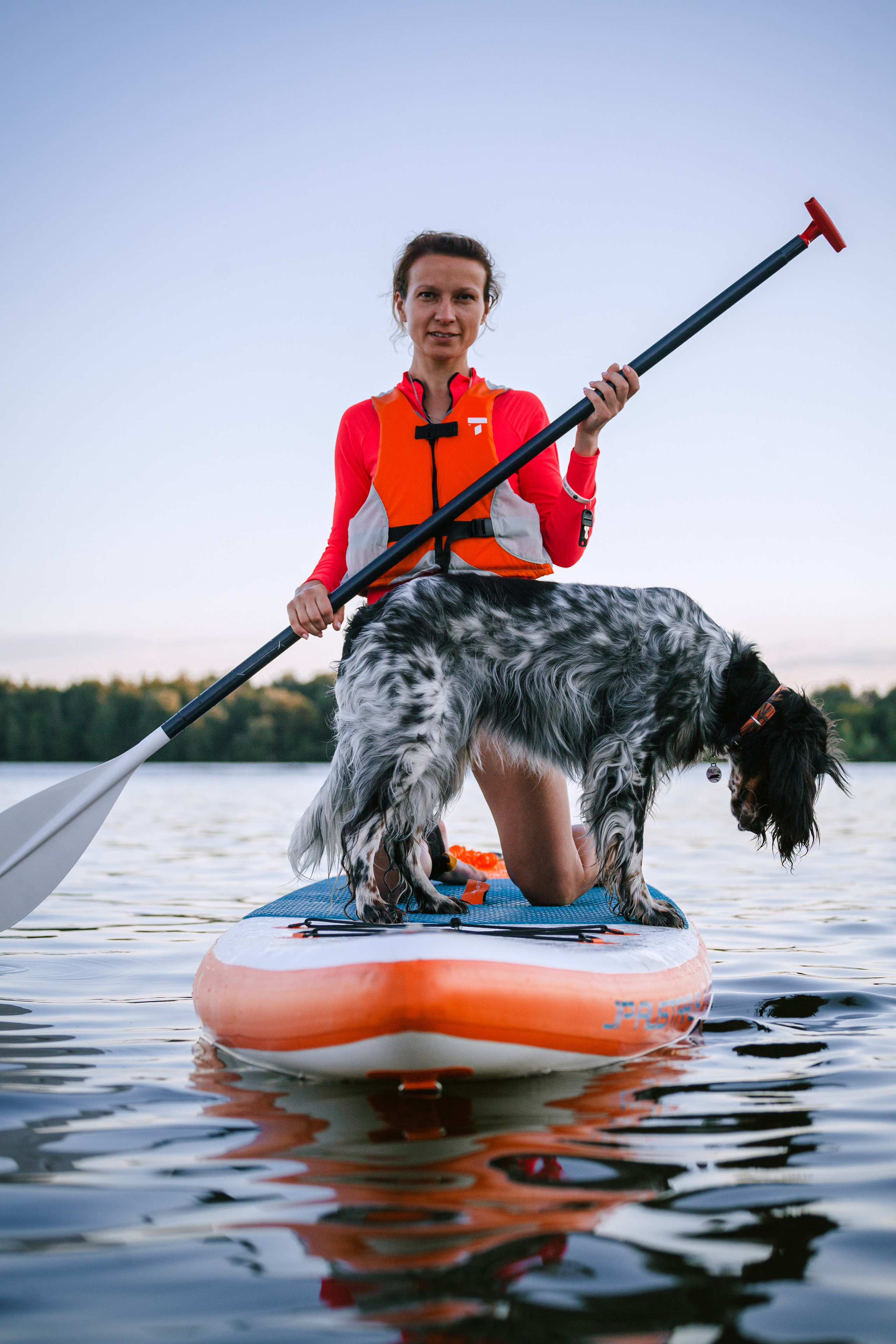 Света и Егор на сапах. Фотограф-анималист Татьяна Степанова