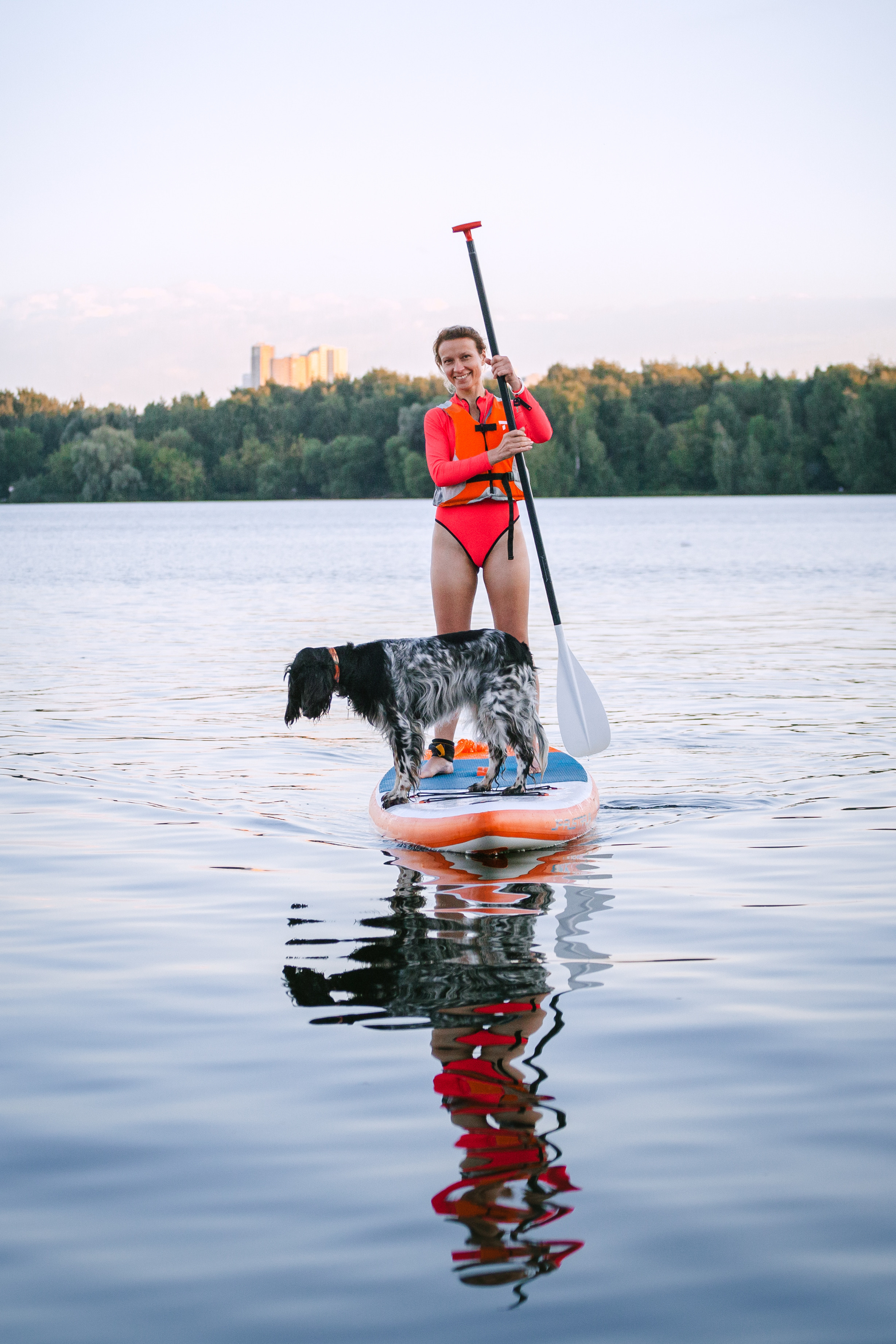 Света и Егор на сапах. Фотограф-анималист Татьяна Степанова