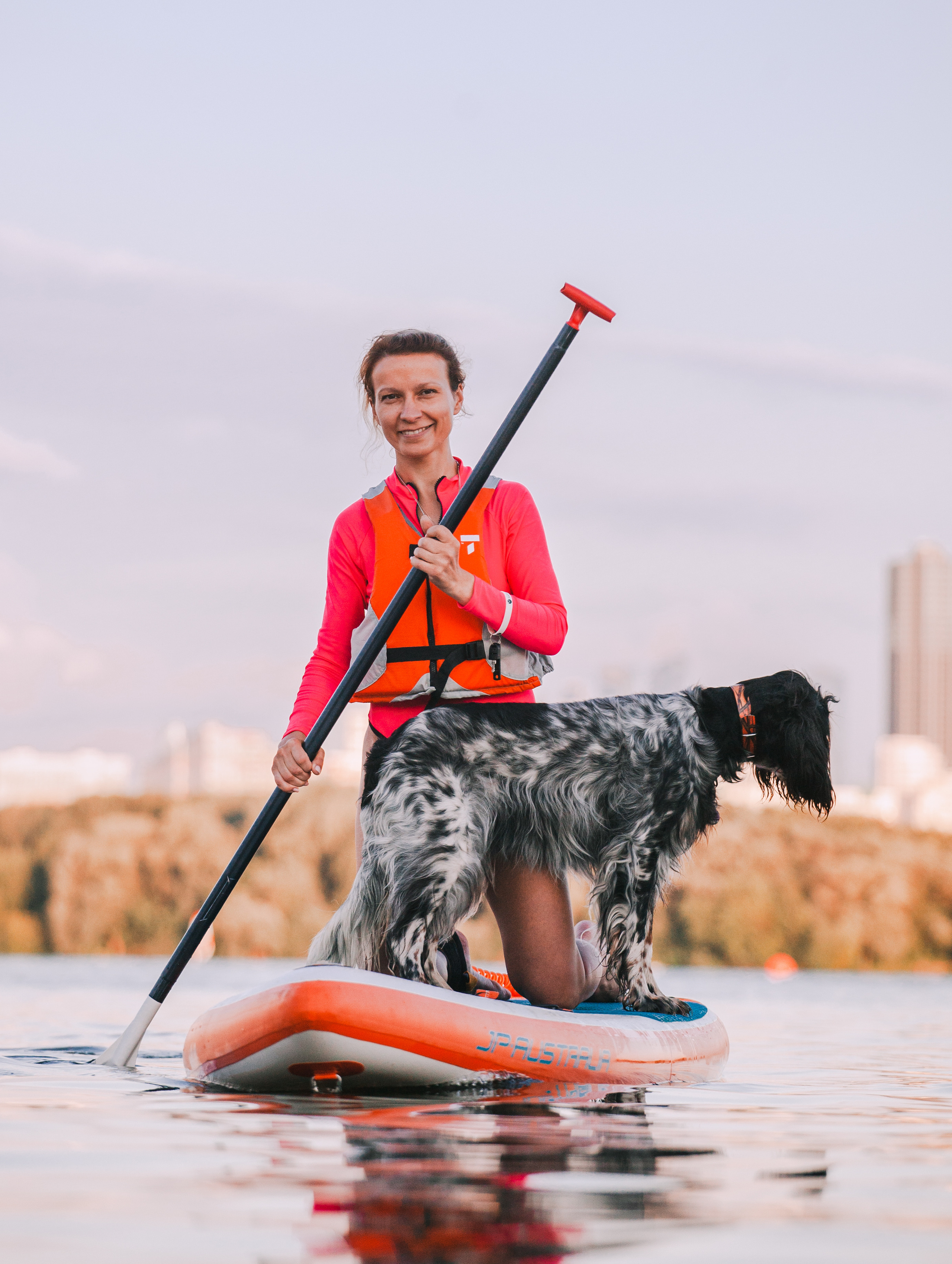 Света и Егор на сапах. Фотограф-анималист Татьяна Степанова