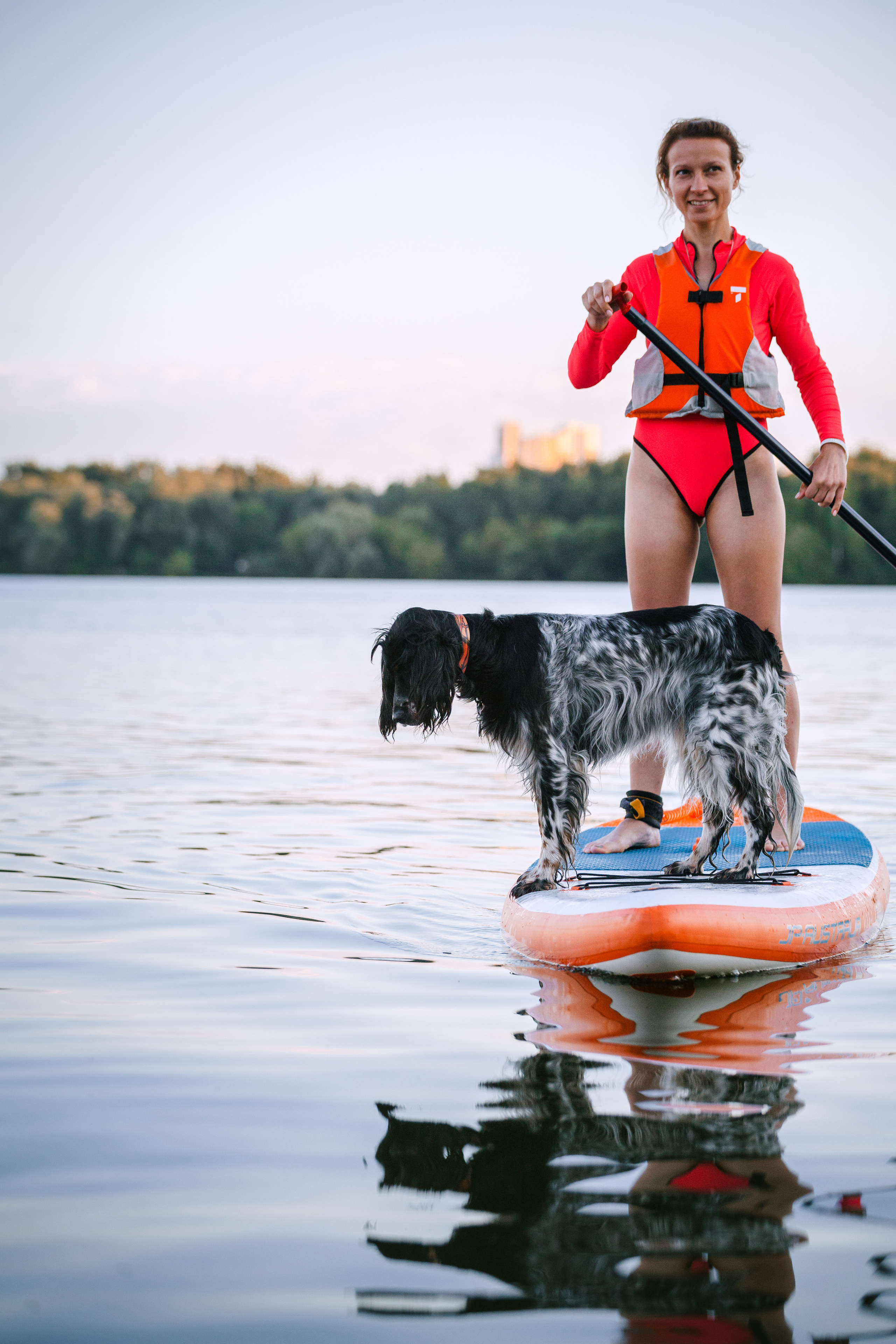 Света и Егор на сапах. Фотограф-анималист Татьяна Степанова