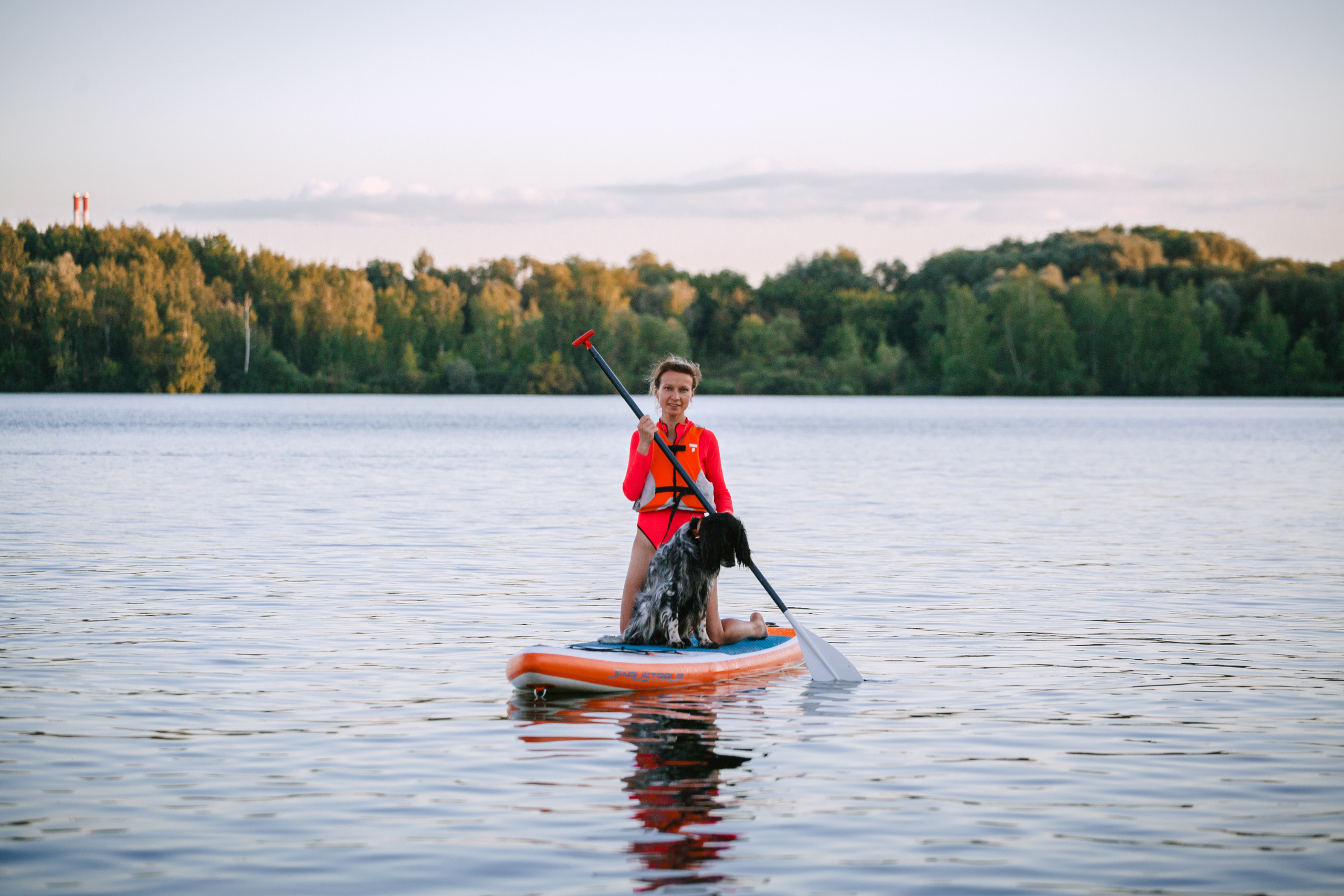 Света и Егор на сапах. Фотограф-анималист Татьяна Степанова