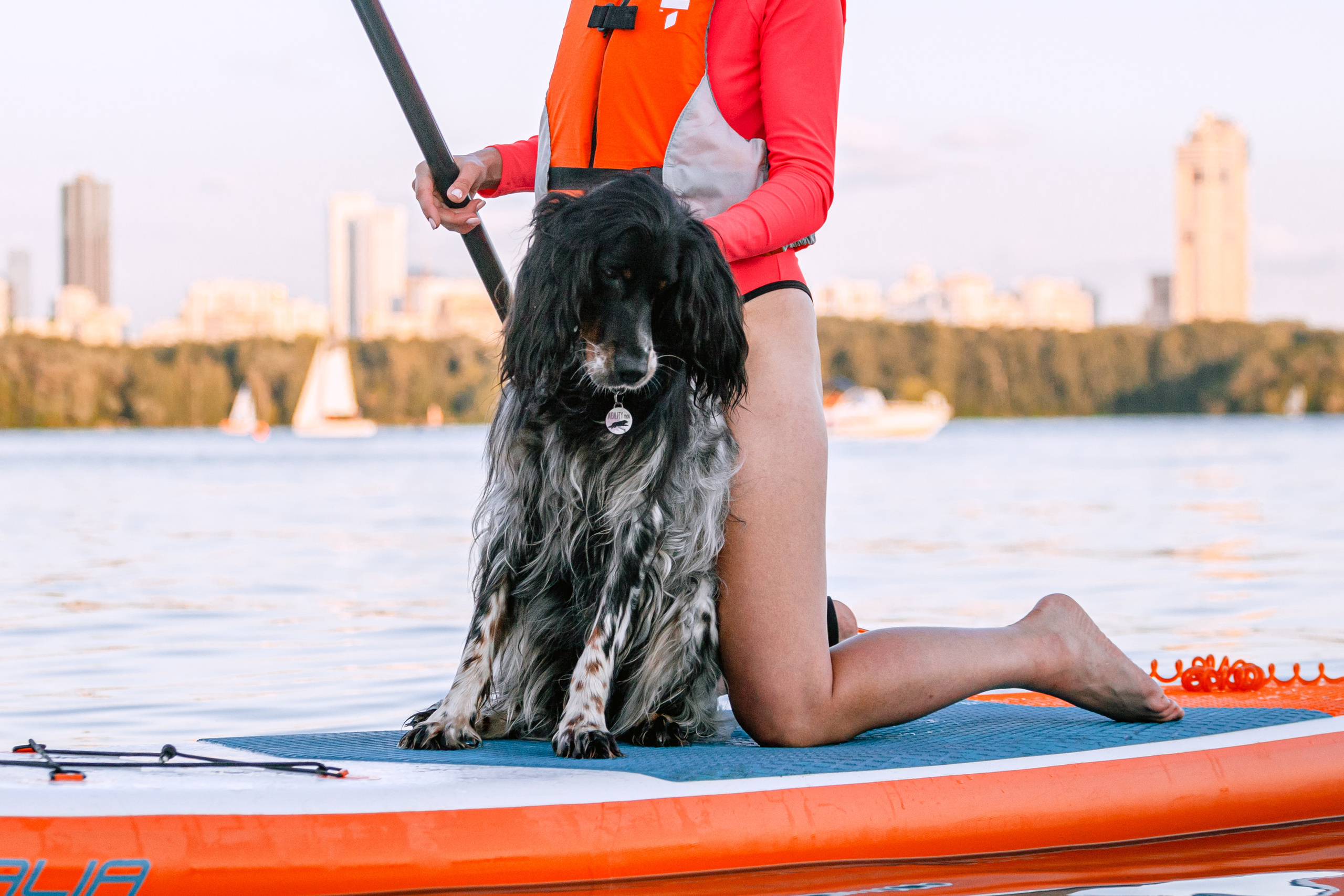 Света и Егор на сапах. Фотограф-анималист Татьяна Степанова