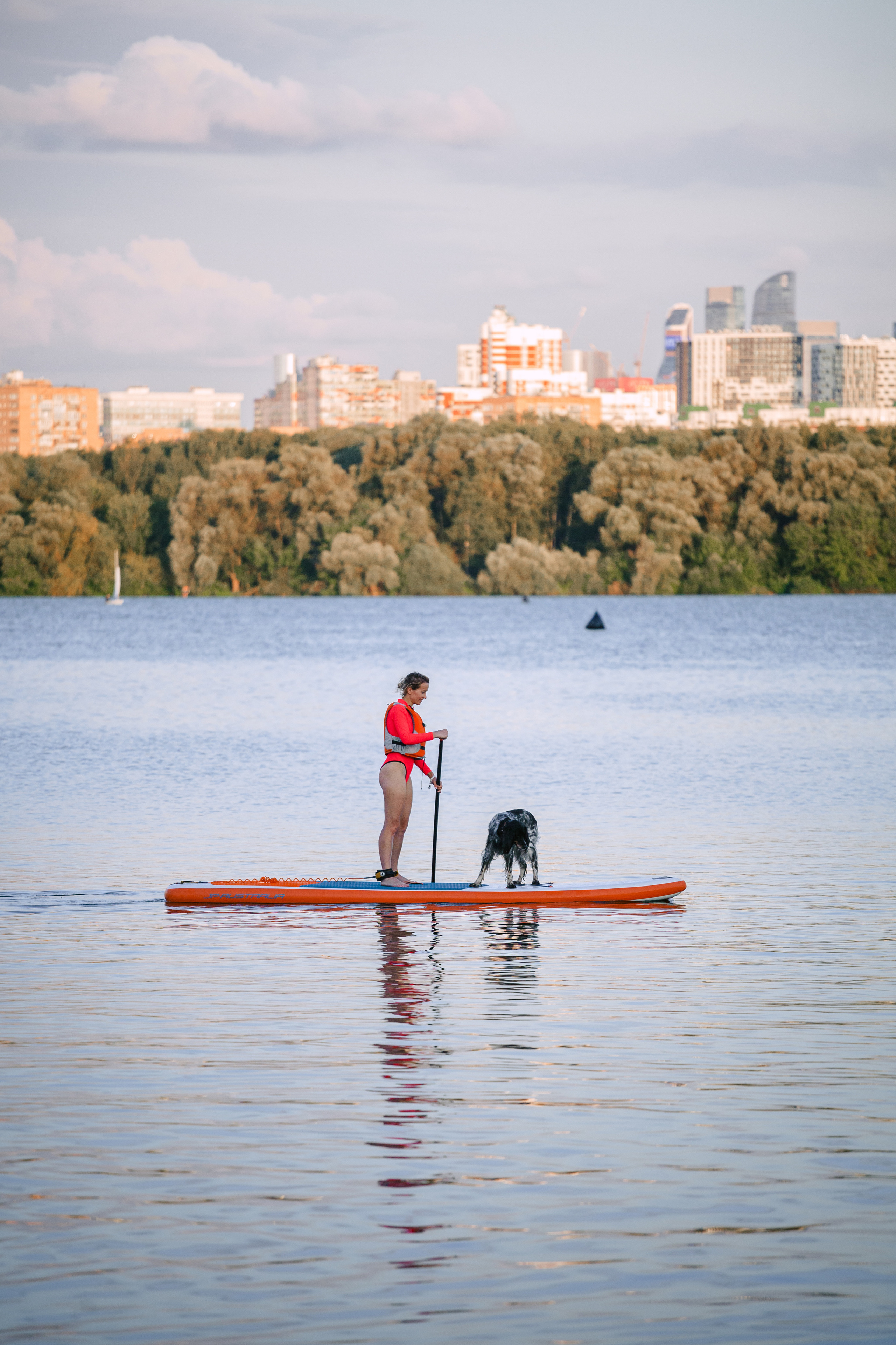 Света и Егор на сапах. Фотограф-анималист Татьяна Степанова